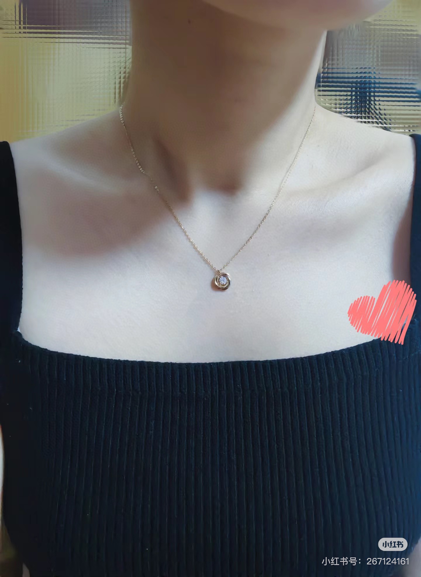Cartier Cartier/卡地亚 三色单钻项链
