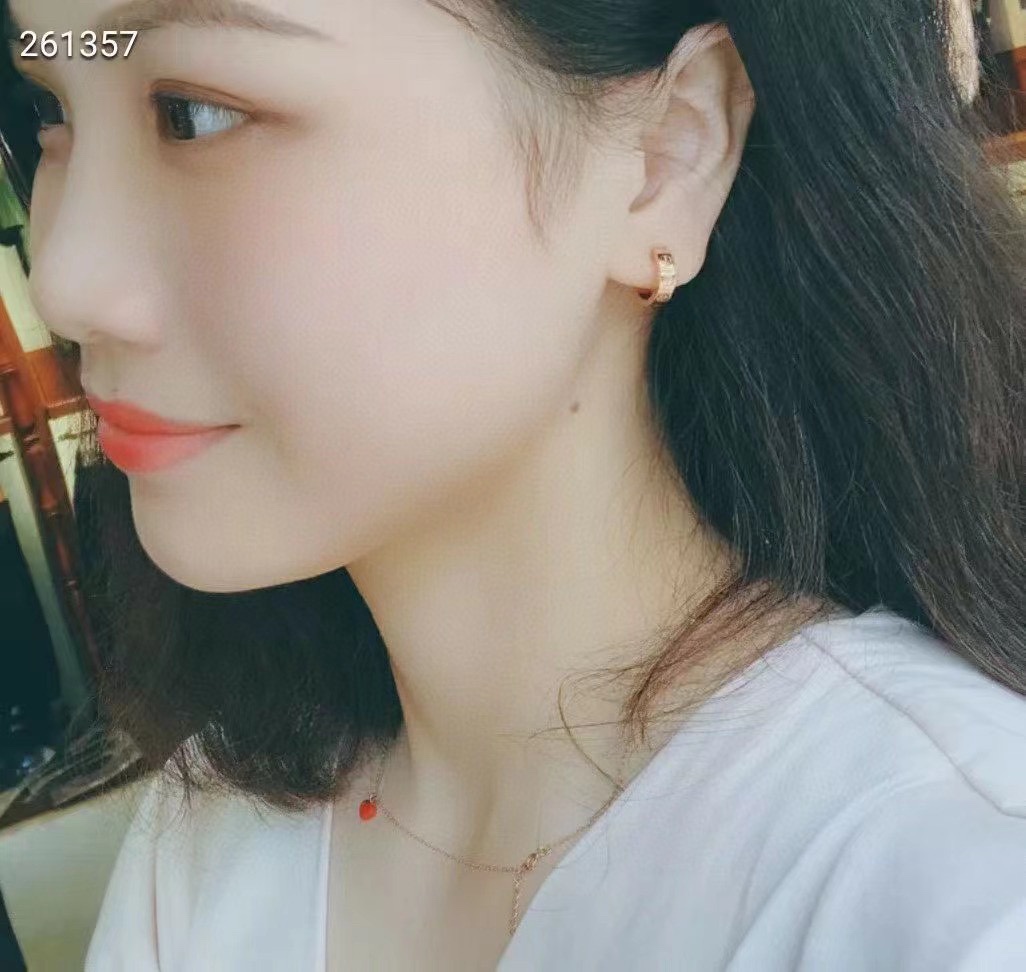 Cartier Cartier/卡地亚 Love系列 CNC螺丝半圈耳环
