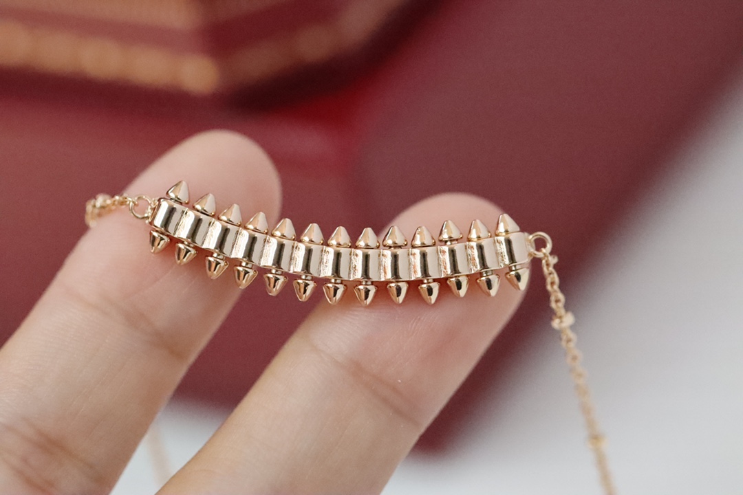 Cartier 卡地亚 玫瑰金铆钉（子弹头）项链