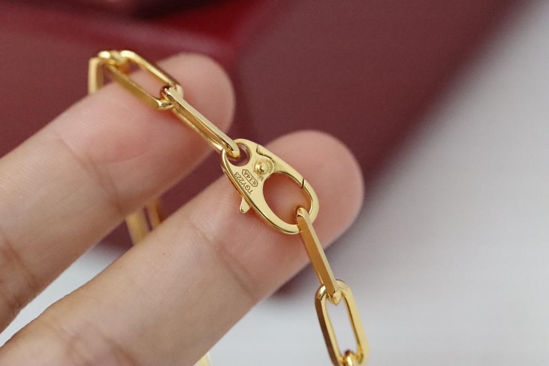 Cartier Cartier卡地亚 Santos系列环环相扣项链