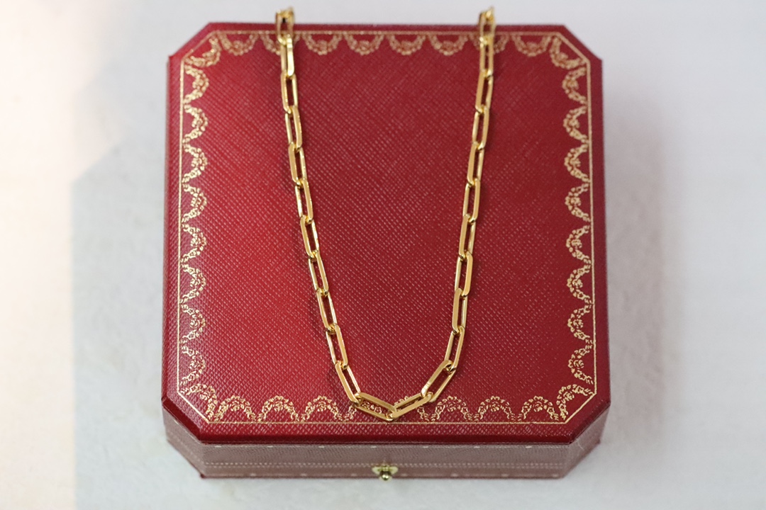 Cartier Cartier卡地亚 Santos系列环环相扣项链