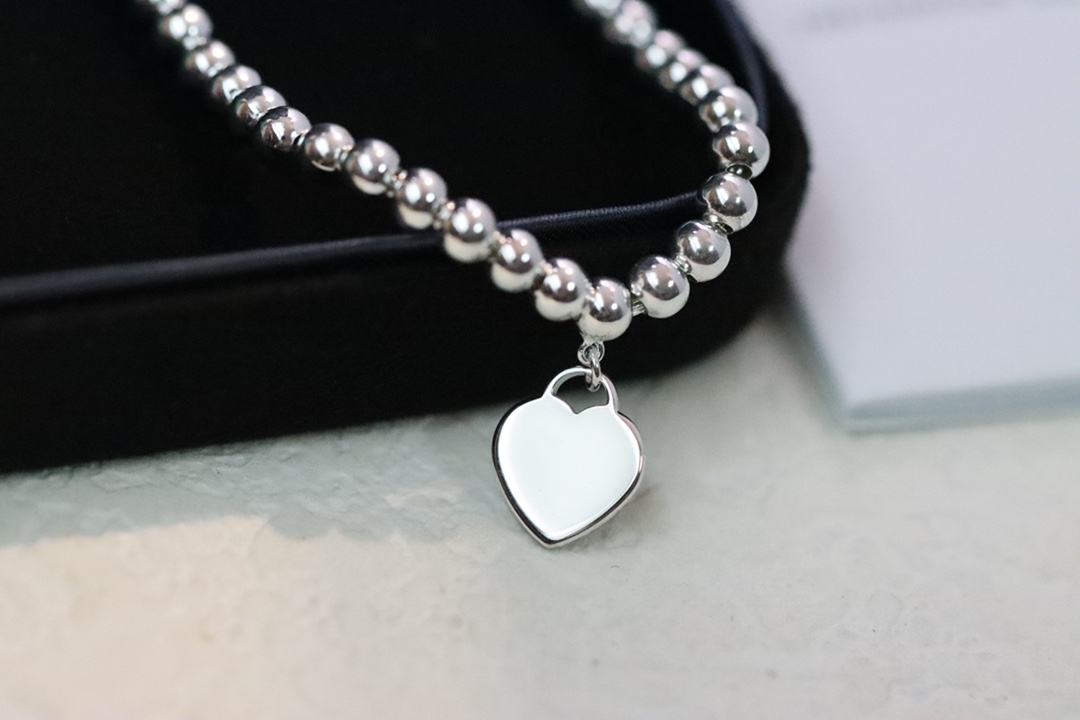 Tiffany & Co. Tiffany&Co.银色爱心爱心手链 925纯银