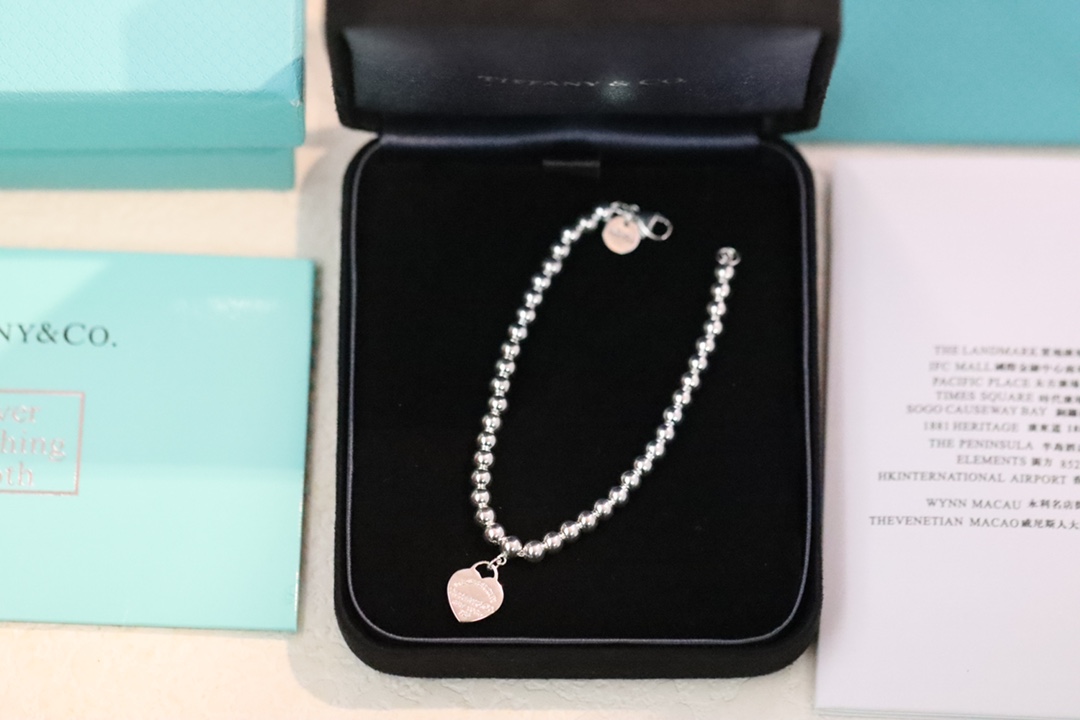 Tiffany & Co. Tiffany&Co.银色爱心爱心手链 925纯银