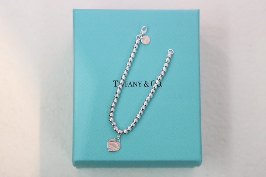 Tiffany & Co. Tiffany&Co.银色爱心爱心手链 925纯银