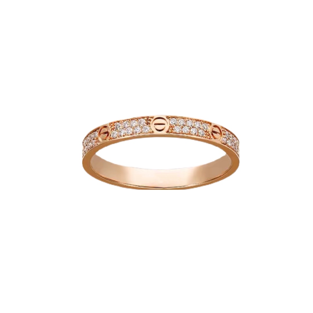 NO:584729,Cartier rose gold narrow version of baby's breath two rows of diamond ring. Starry baby's breath romantic love all-over v gold, mainly rose gold, can be used as a couple's ring. CNC carving, every detail is in place, pure hand inlay, no diamonds will fall out, 2 rows of diamonds, US size 6-7-8-9, not afraid of comparison, zp replica, love series hot online, Cartier ring, cartier, cartier, ring19860909Cartier 玫瑰金 窄版满天星两排钻戒指 满天星浪漫爱情通体v金,主推玫瑰金,可做情侣戒cnc精雕细刻,每一个细节都非常到位,纯手工镶嵌,不掉钻,2排钻 美码6-7-8-9码 不怕对比,zp复刻,love系列火爆上线,卡地亚戒指,cartier,cartier,ring,Jewelry