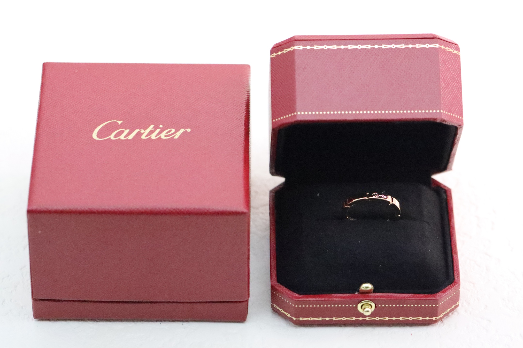 Cartier Cartier 新款签名情侣戒指 三色可选