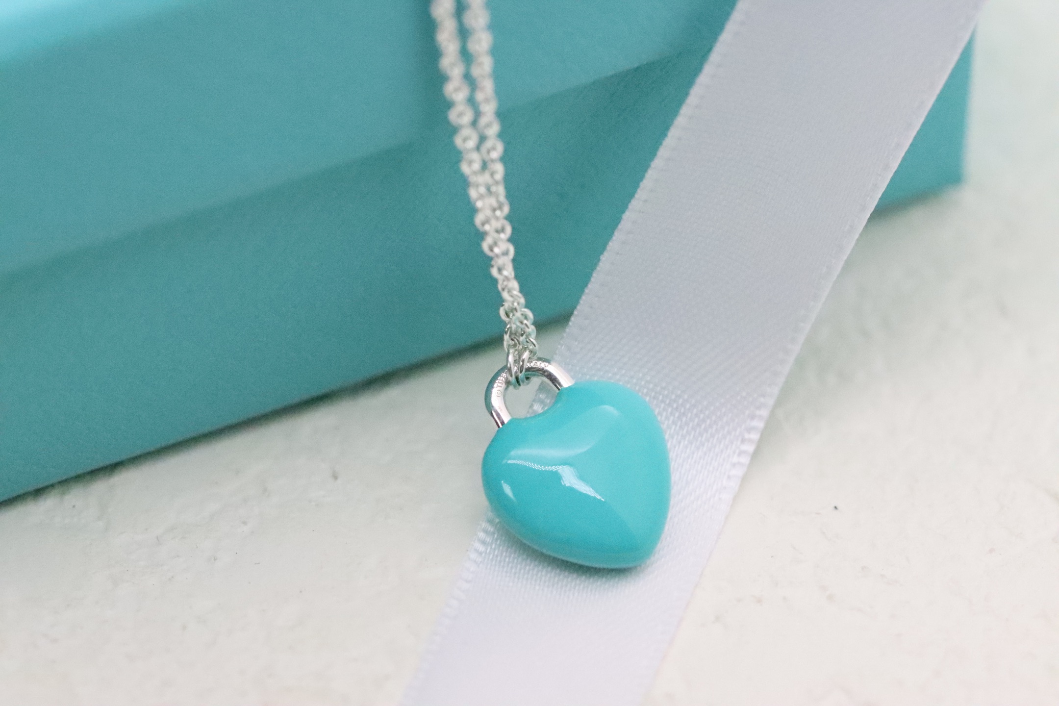Tiffany & Co. Tiffany&Co.蓝胖子珐琅爱心糖豆 手链