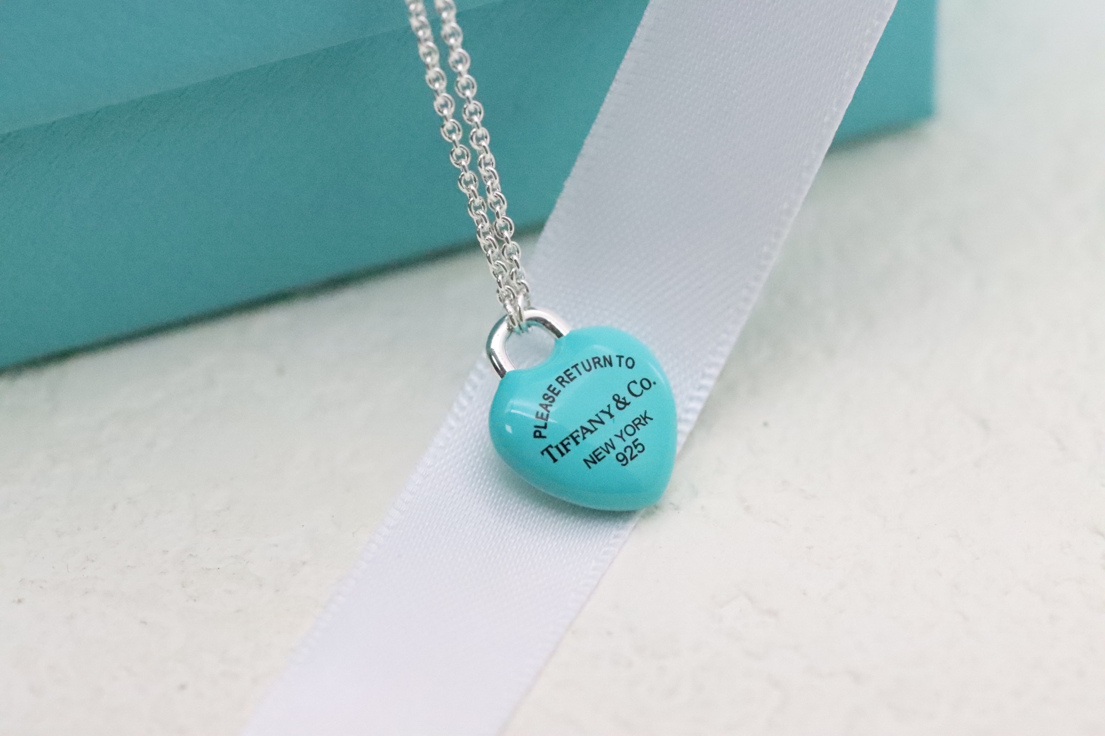 Tiffany & Co. Tiffany&Co.蓝胖子珐琅爱心糖豆 手链