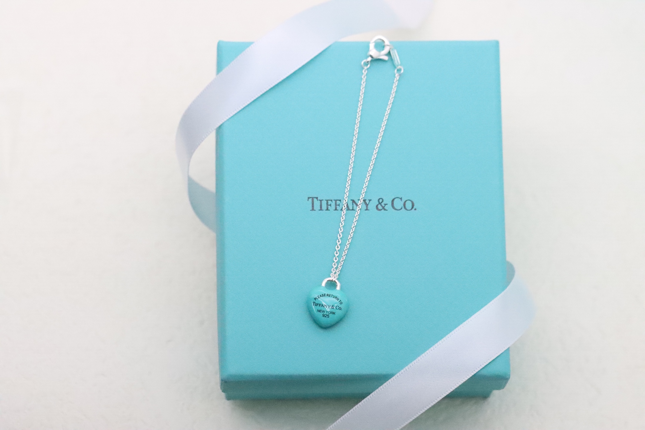 Tiffany & Co. Tiffany&Co.蓝胖子珐琅爱心糖豆 手链