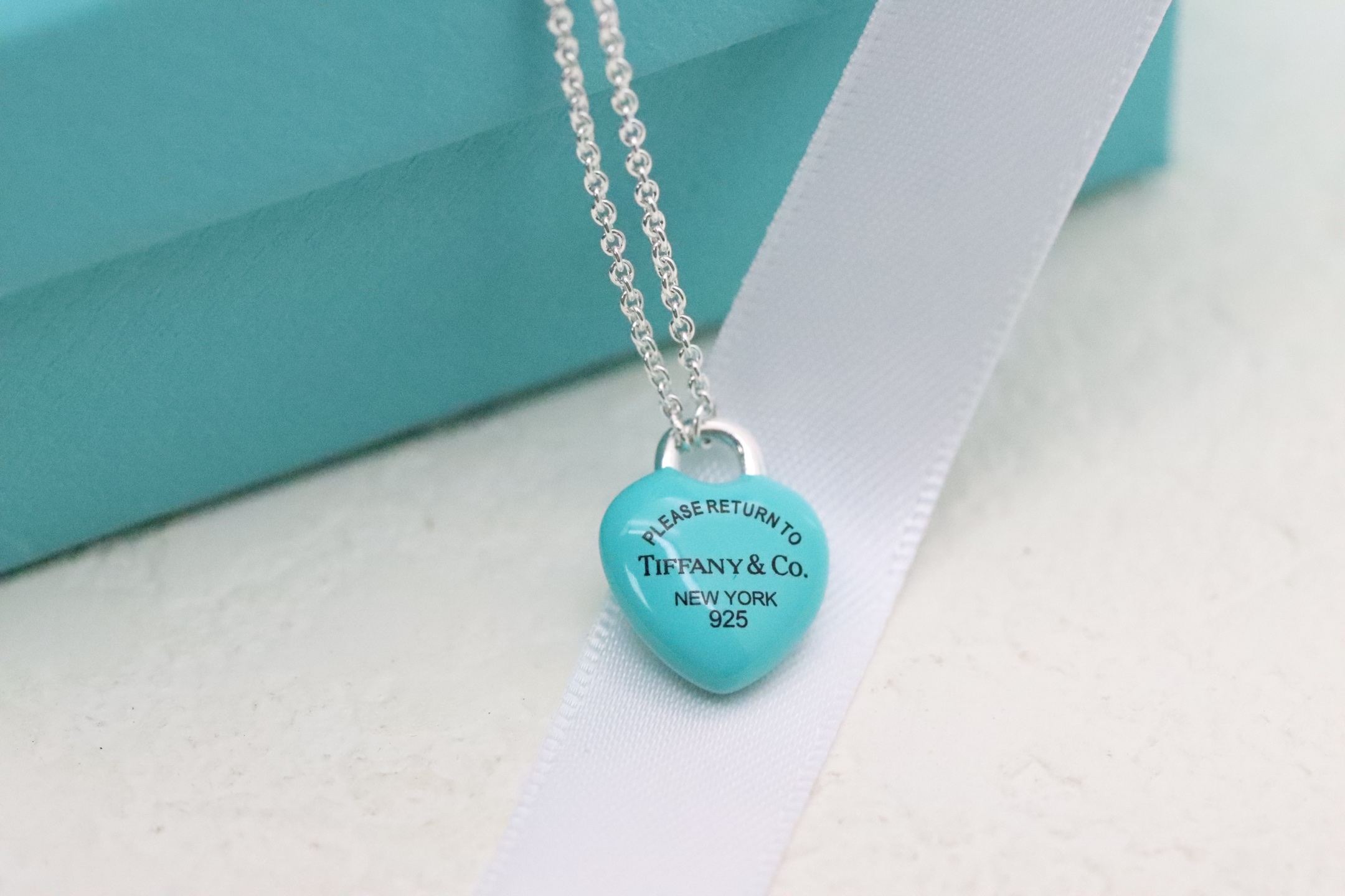 Tiffany & Co. Tiffany&Co.蓝胖子珐琅爱心糖豆 手链