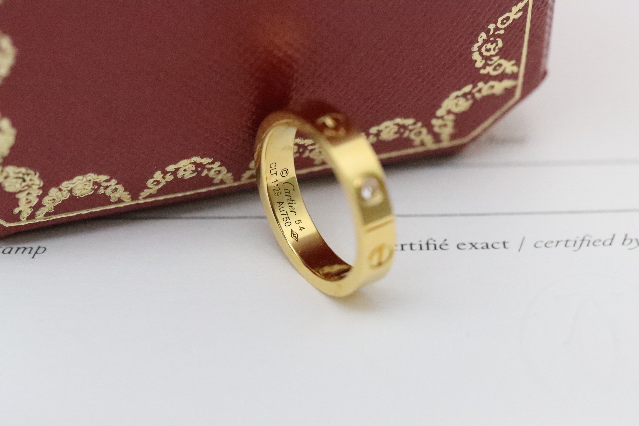 Cartier Cartier 三色 单钻窄版 戒指
