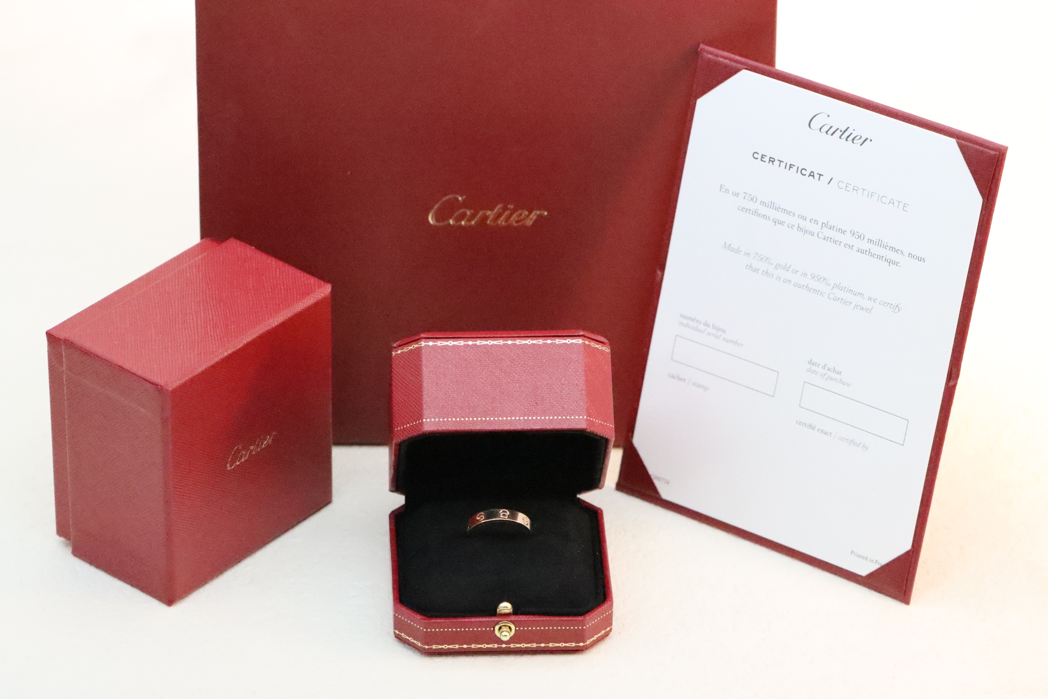 Cartier Cartier 无钻窄版 戒指
