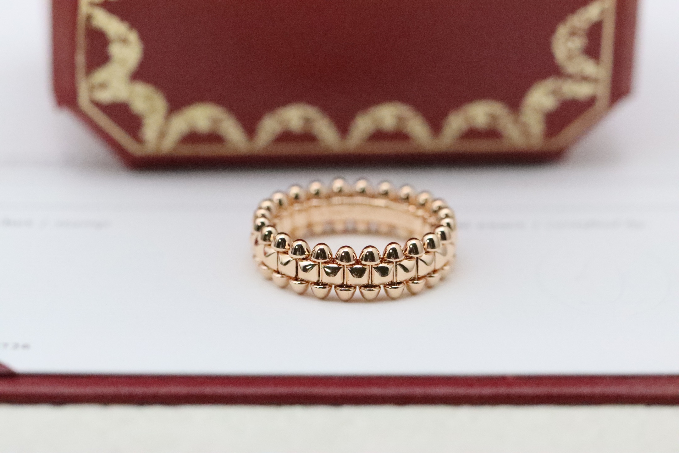 Cartier Cartier 卡地亚新款子弹头 铆钉戒指