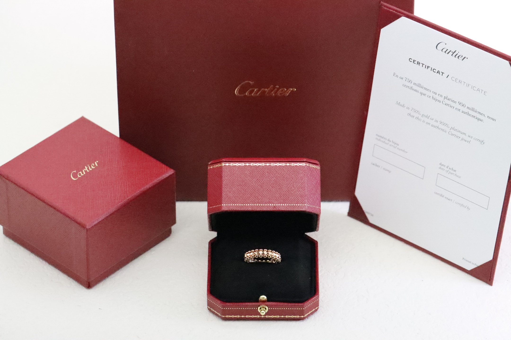 Cartier Cartier 卡地亚新款子弹头 铆钉戒指