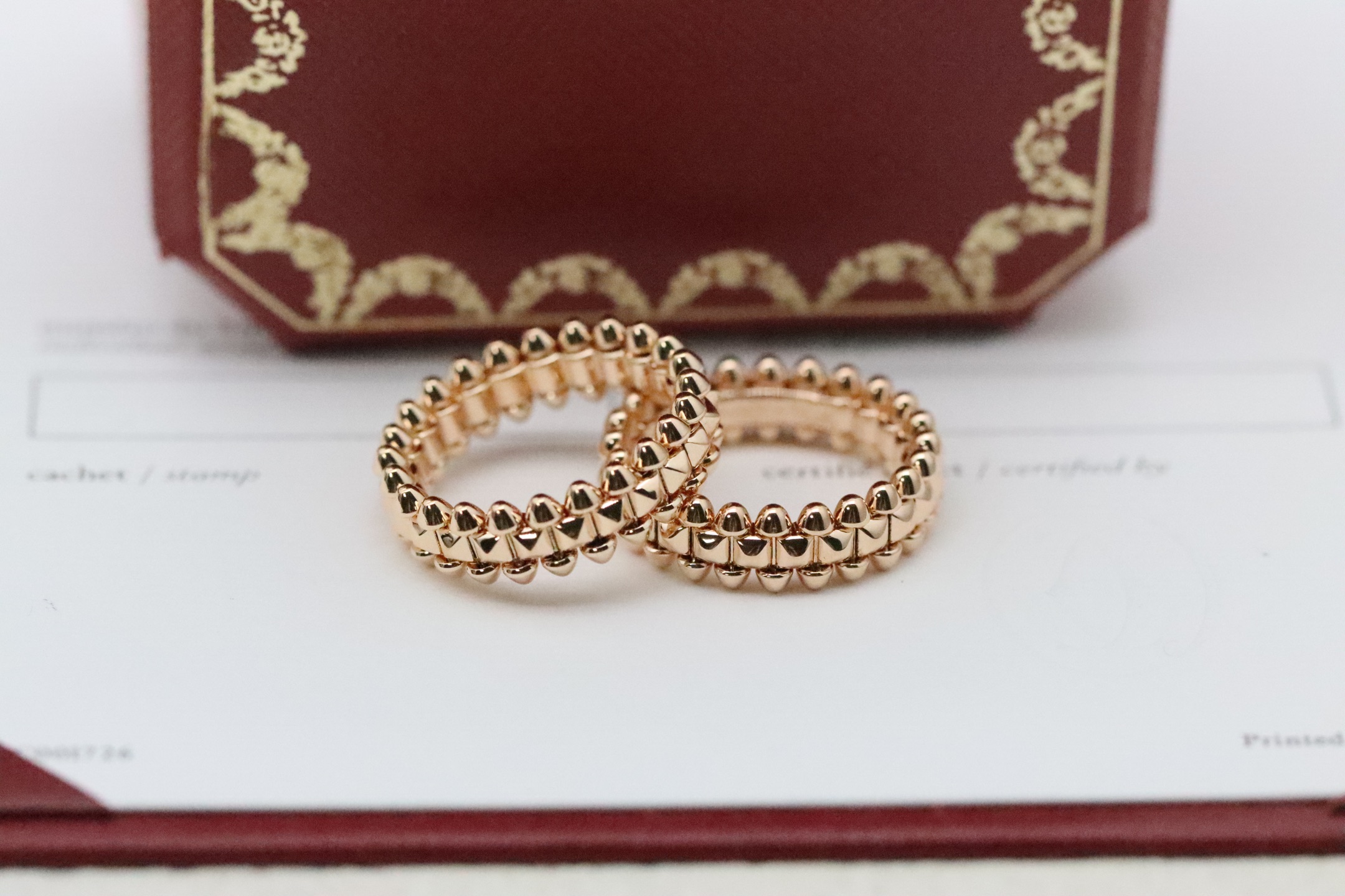 Cartier Cartier 卡地亚新款子弹头 铆钉戒指
