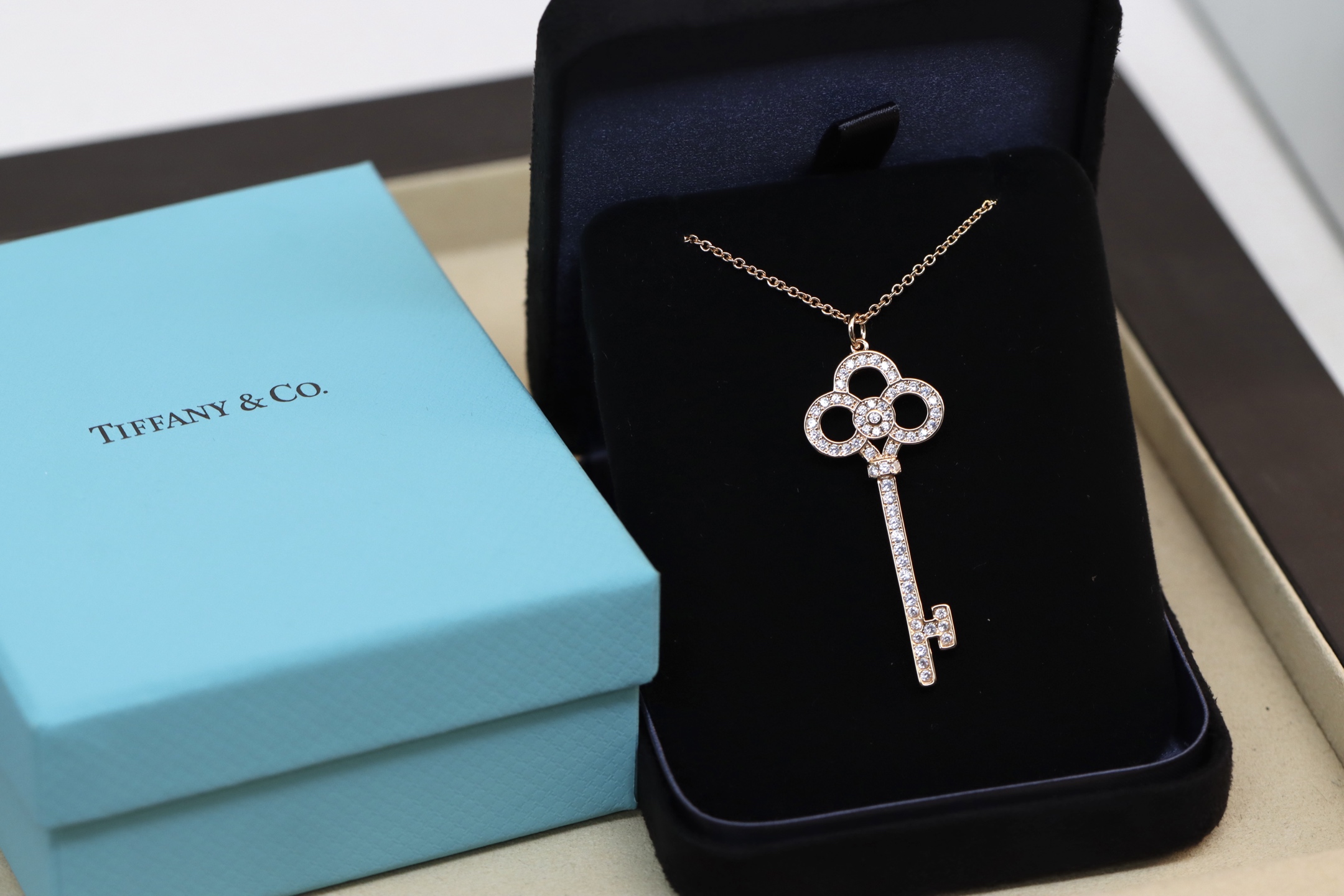 Tiffany & Co. Tiffany&Co. 满钻皇冠锁骨项链 纯银