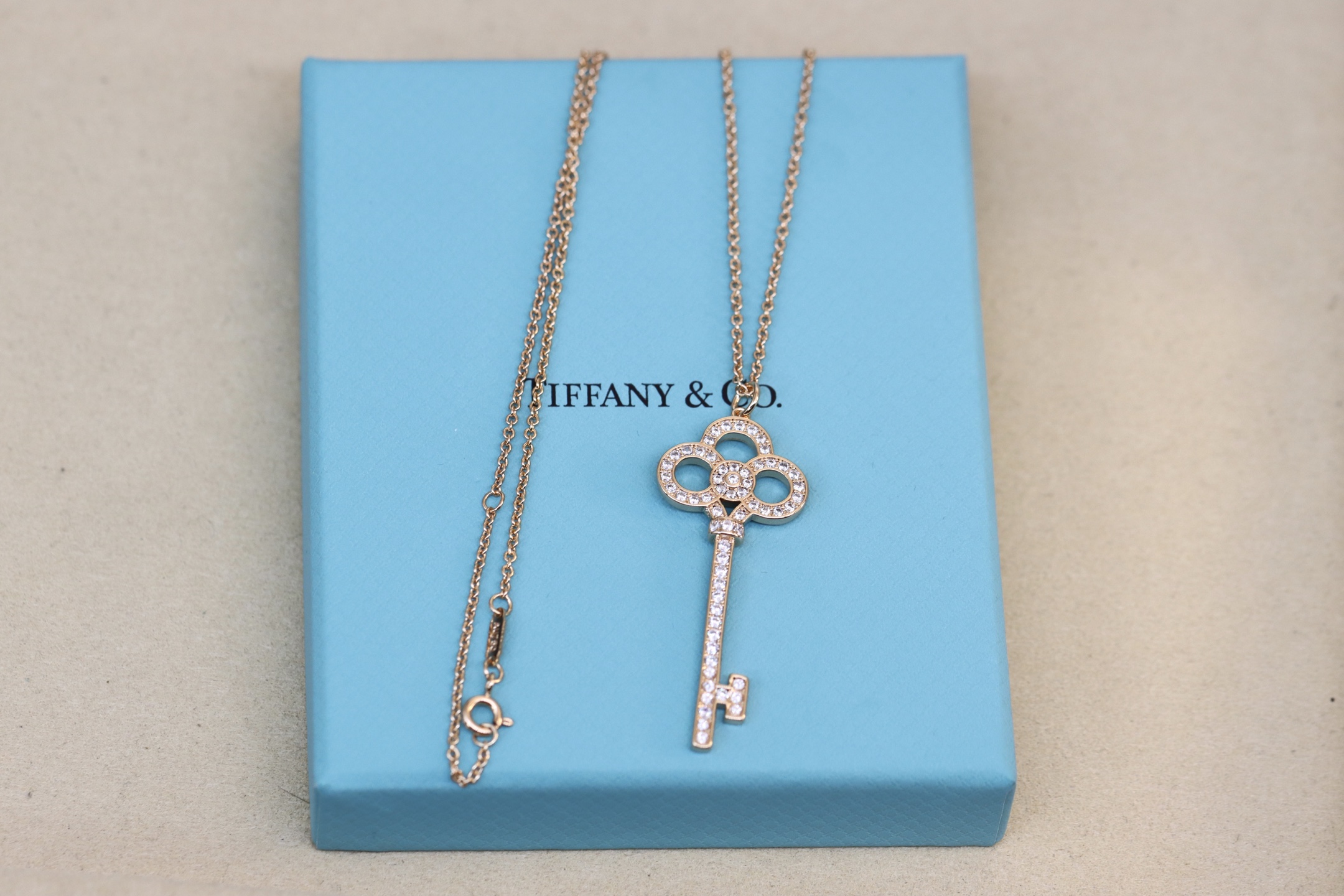 Tiffany & Co. Tiffany&Co. 满钻皇冠锁骨项链 纯银