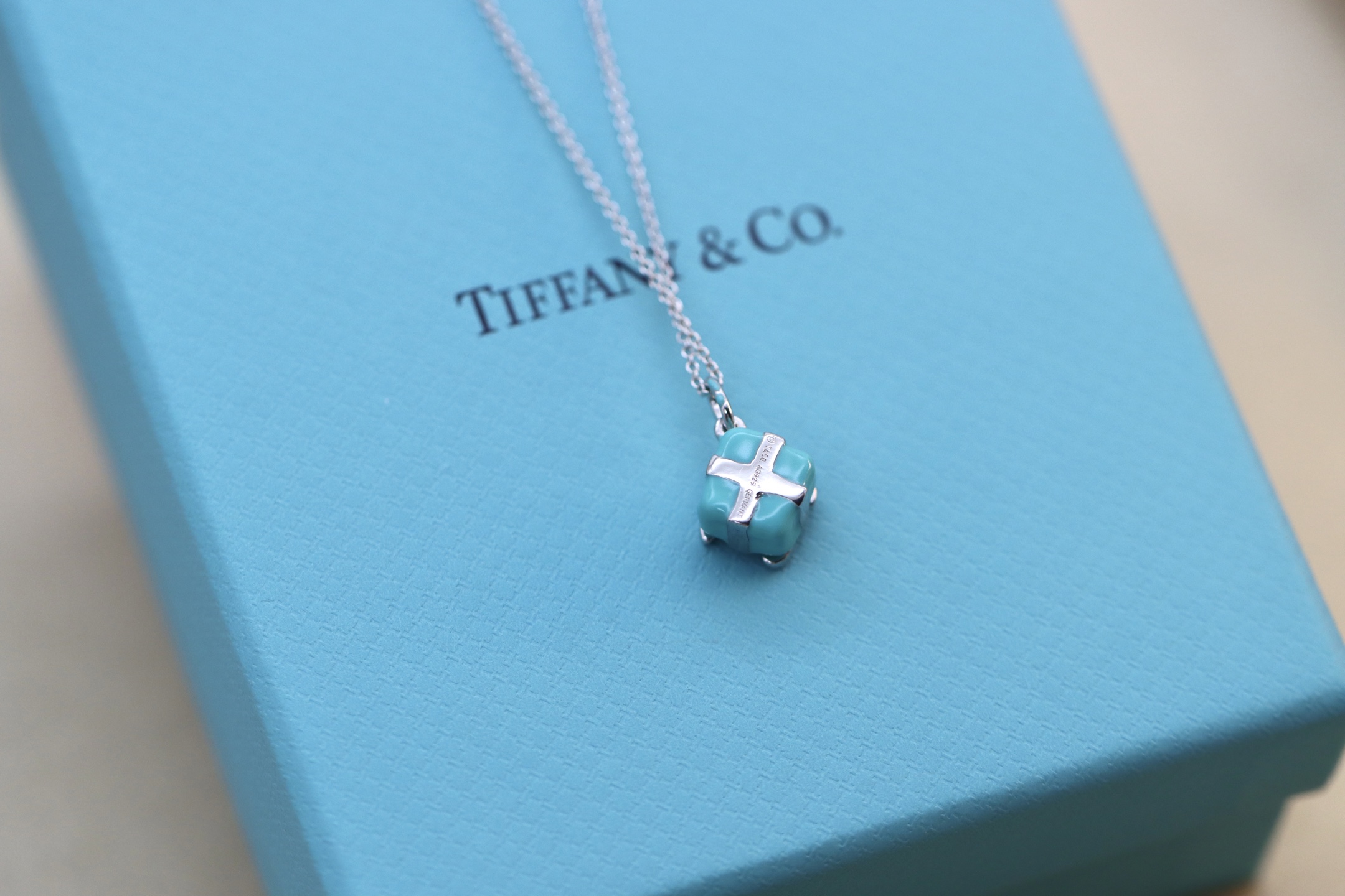 Tiffany & Co. Tiffany&Co.礼物盒子项链 925纯银
