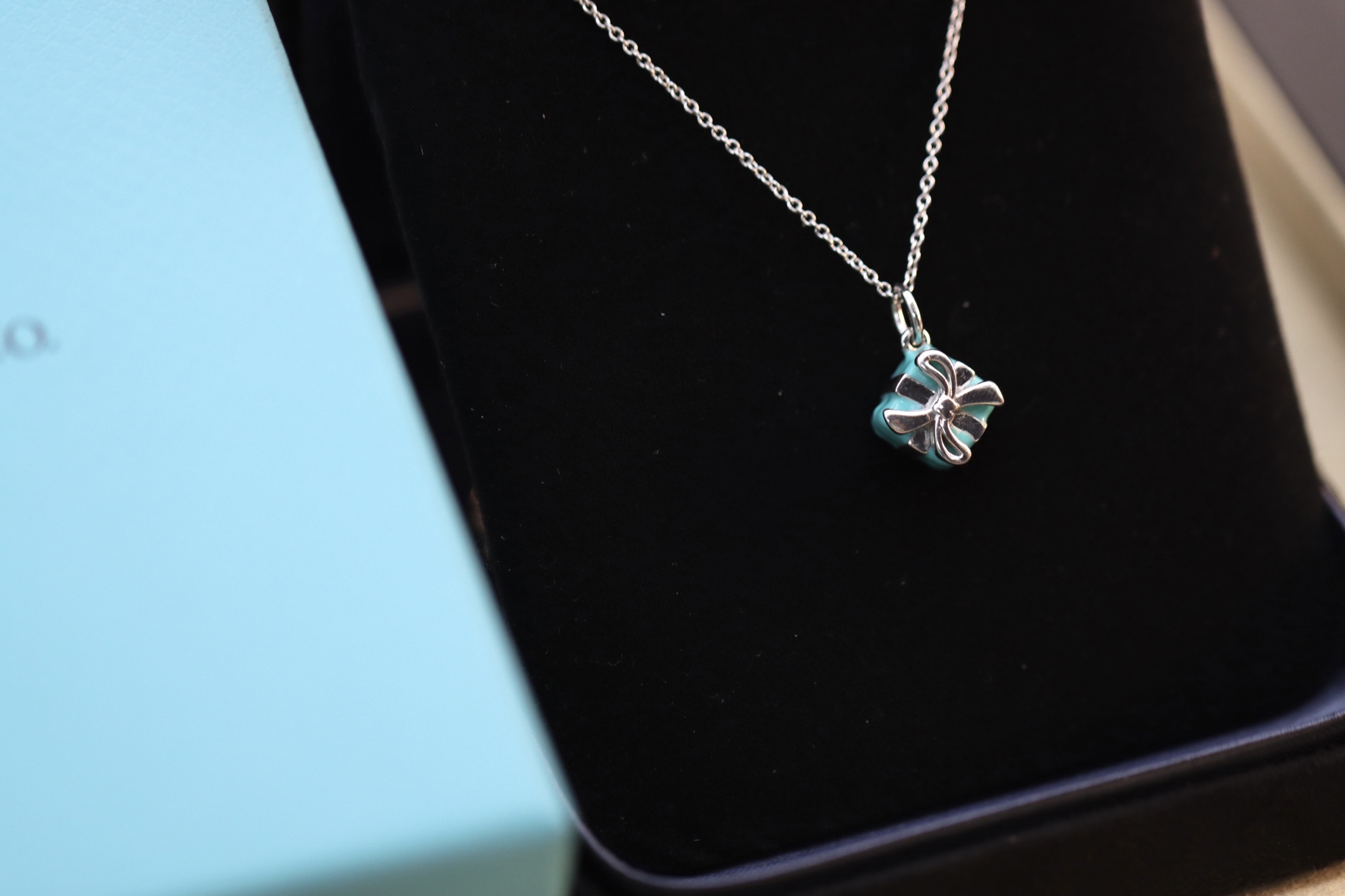 Tiffany & Co. Tiffany&Co.礼物盒子项链 925纯银