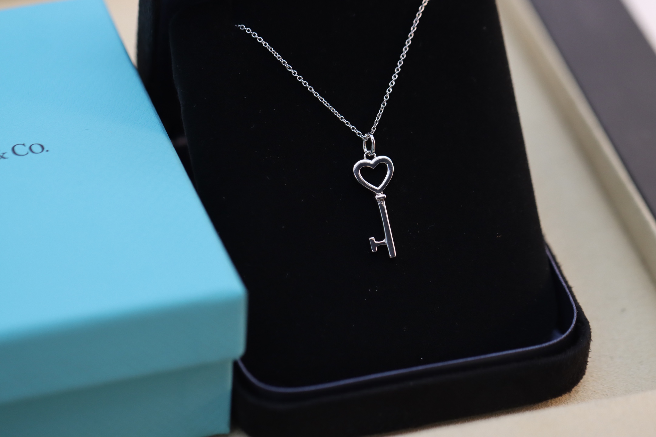 Tiffany & Co. Tiffany&Co.银色爱心钥匙项链 925纯银