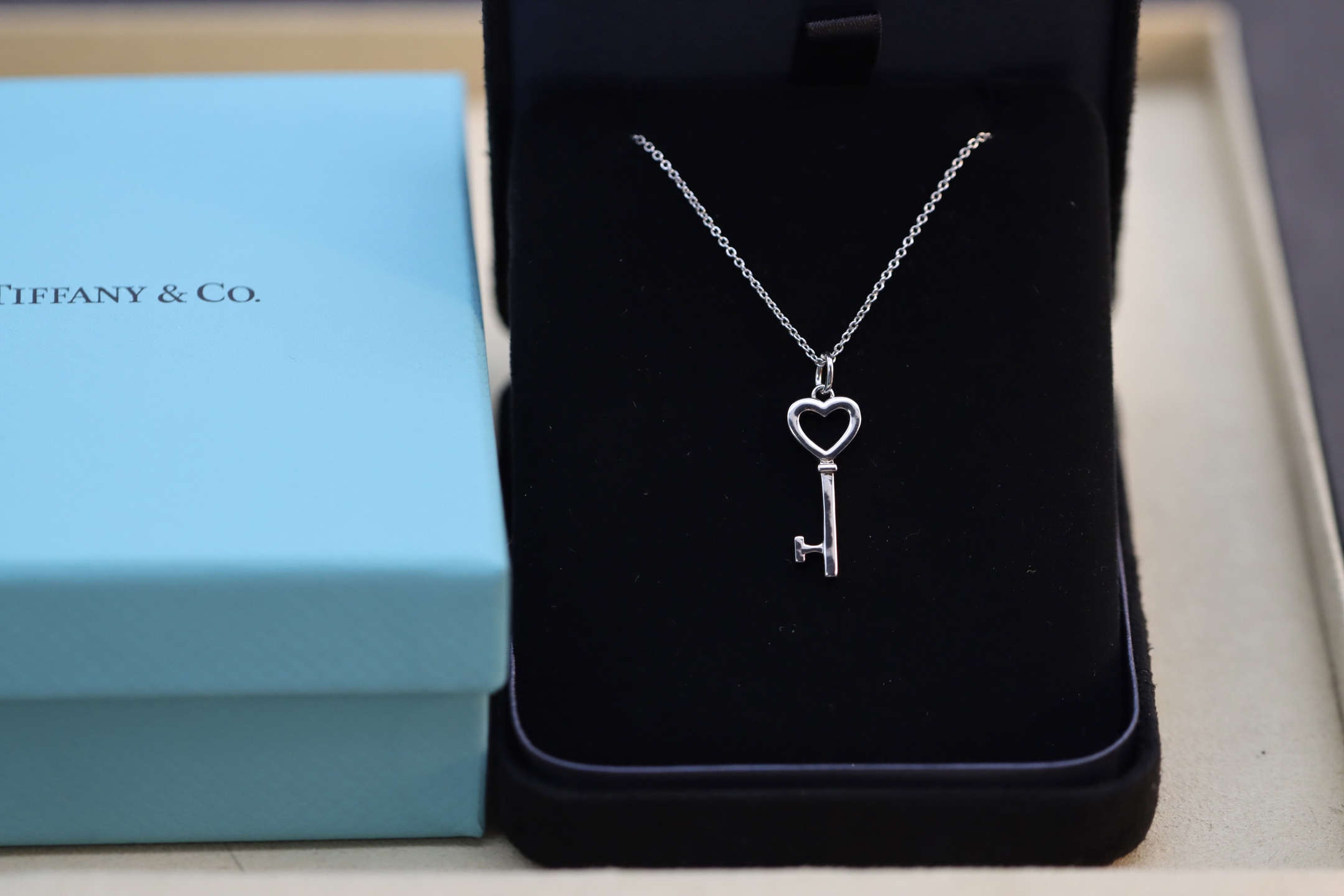 Tiffany & Co. Tiffany&Co.银色爱心钥匙项链 925纯银