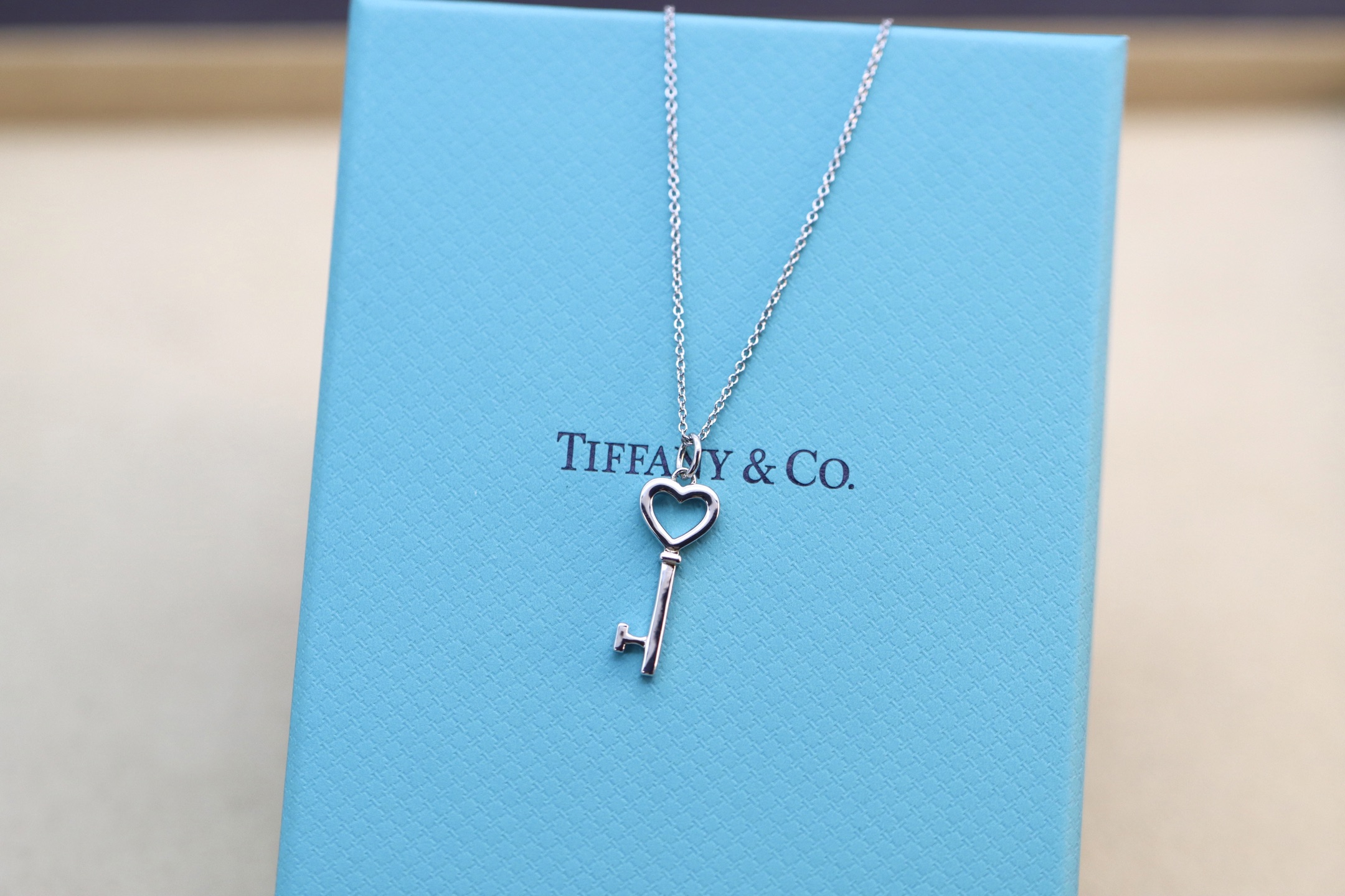 Tiffany & Co. Tiffany&Co.银色爱心钥匙项链 925纯银