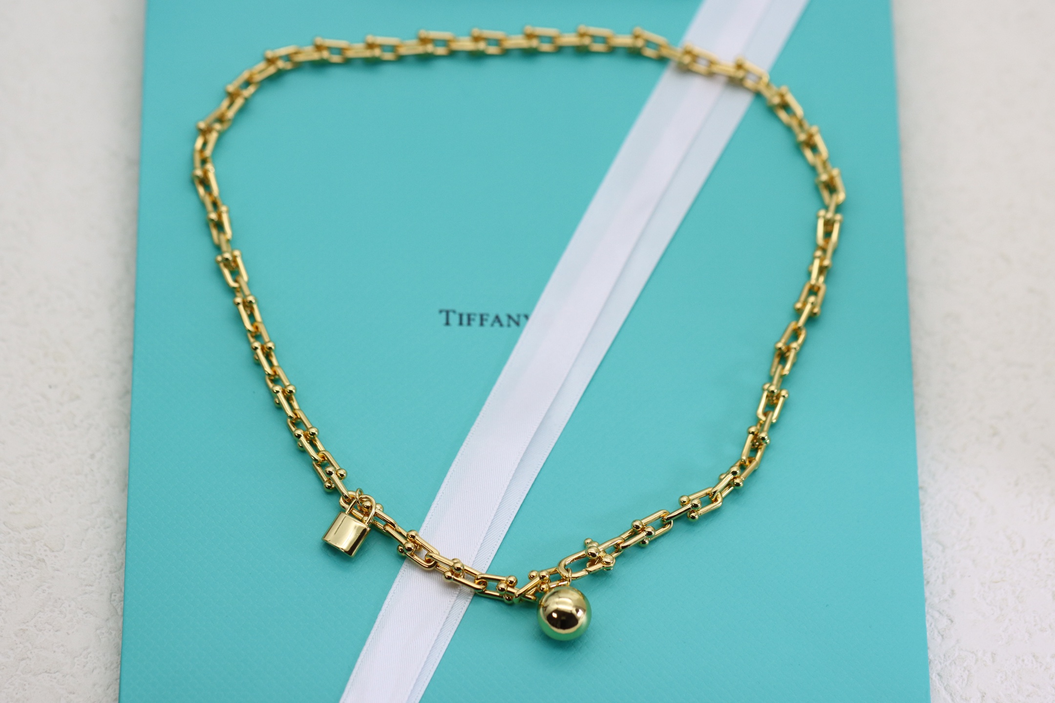 Tiffany & Co. Tiffany&Co.Hardwear 圆球锁头竹节项链