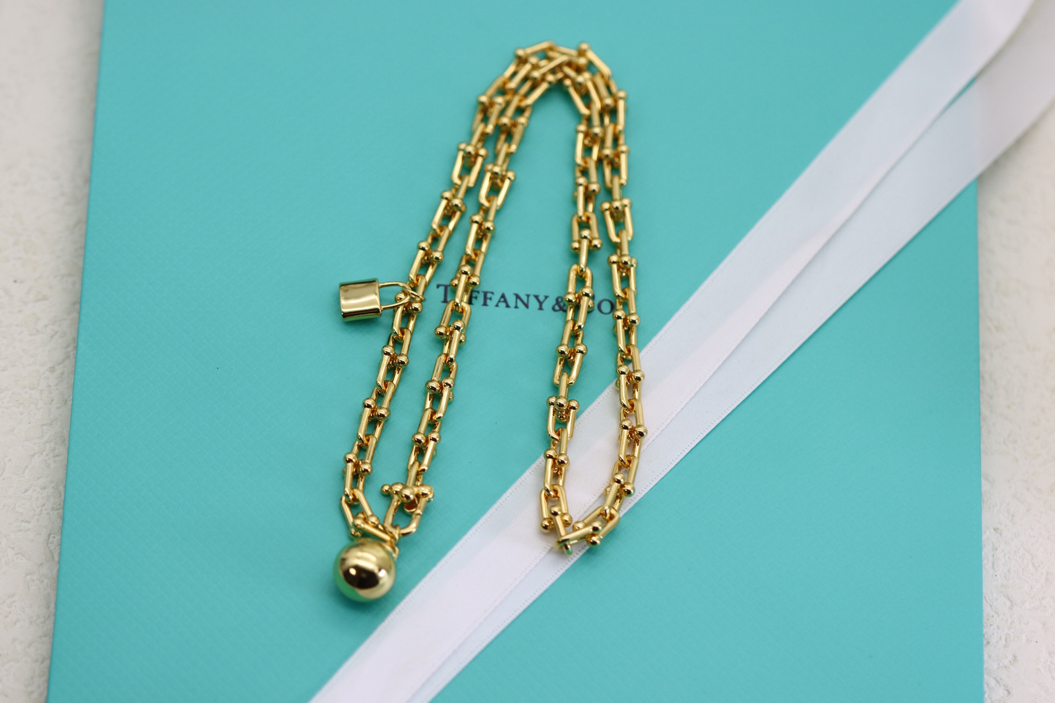 Tiffany & Co. Tiffany&Co.Hardwear 圆球锁头竹节项链