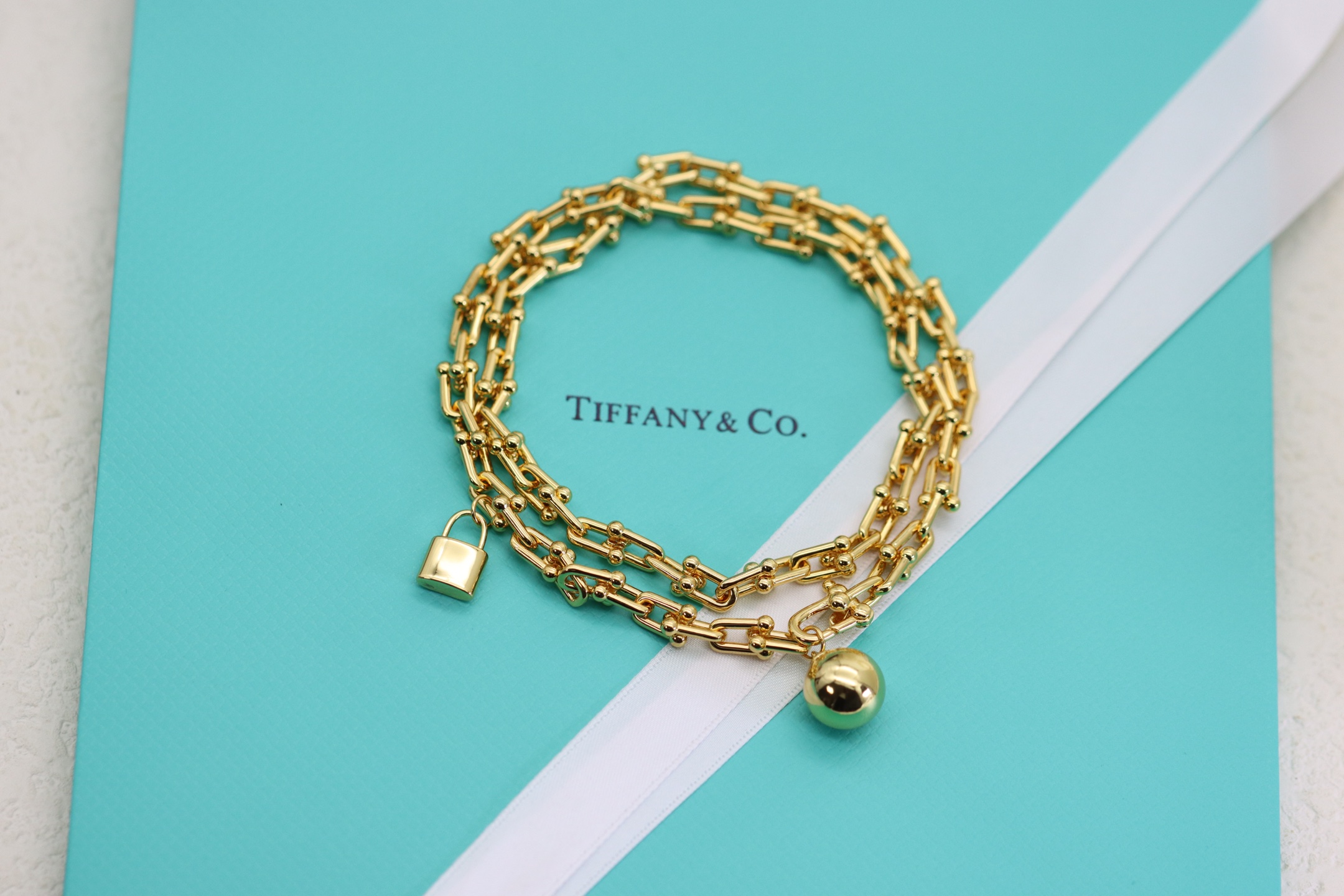 Tiffany & Co. Tiffany&Co.Hardwear 圆球锁头竹节项链