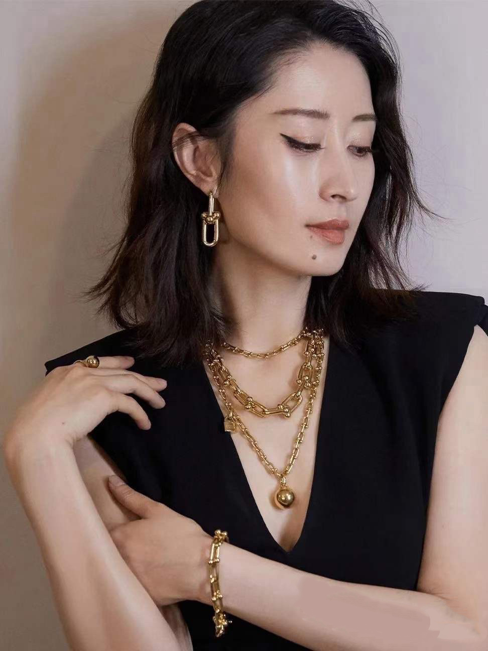 Tiffany & Co. Tiffany&Co.Hardwear 圆球锁头竹节项链