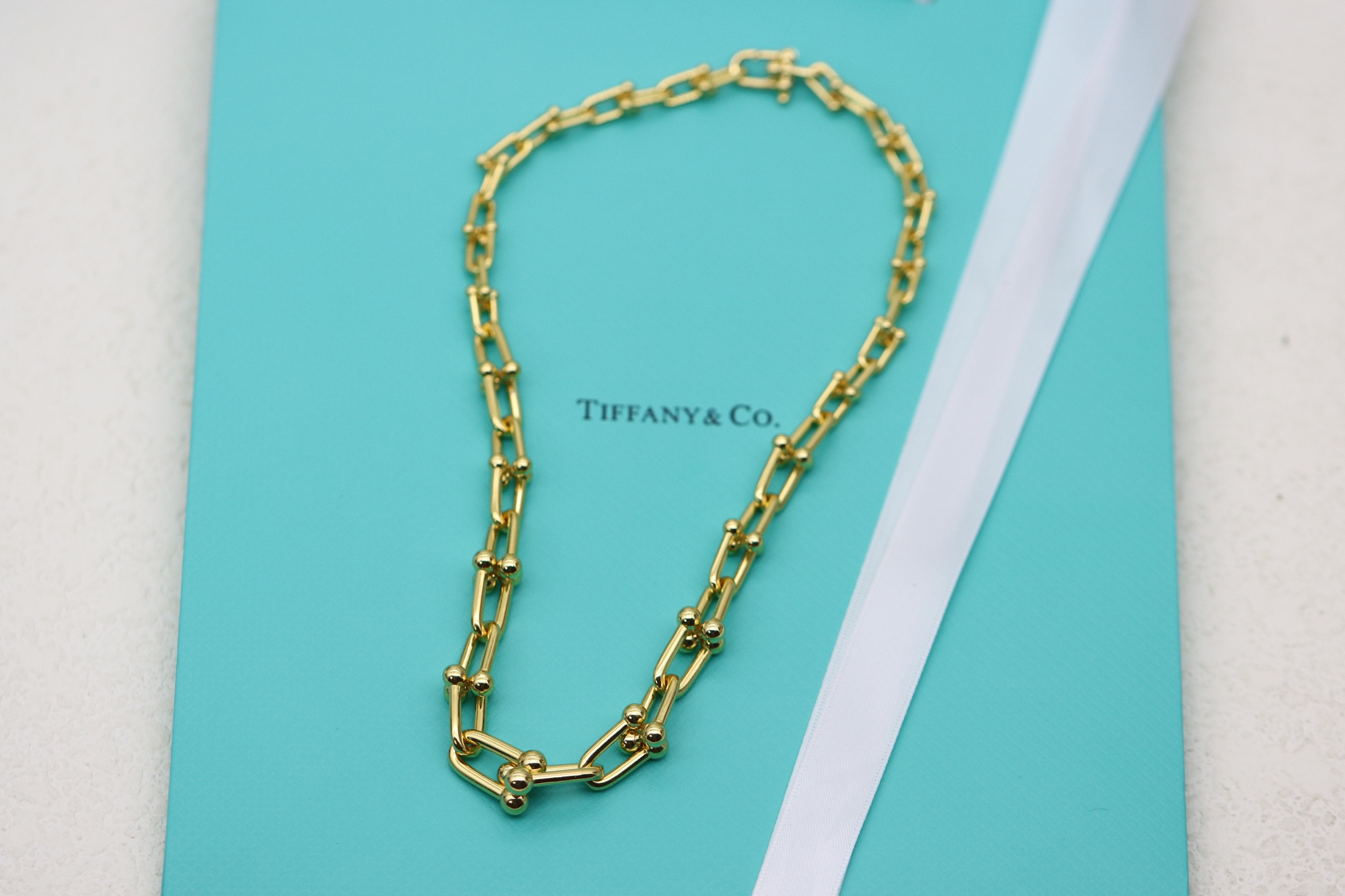 Tiffany & Co. Tiffany&Co.Hardwear 大小u形竹节项链