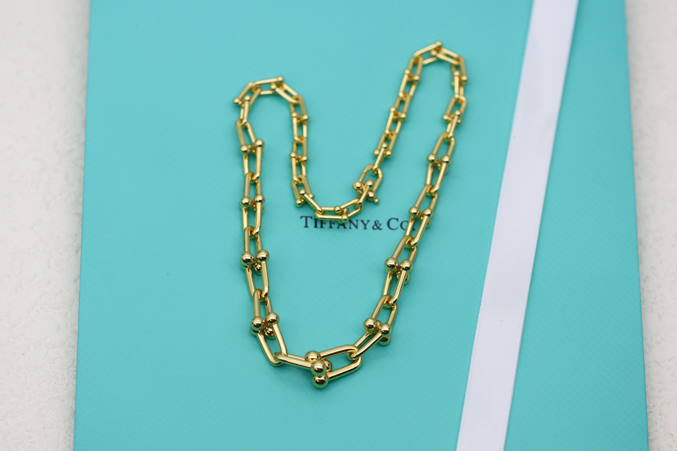 Tiffany & Co. Tiffany&Co.Hardwear 大小u形竹节项链