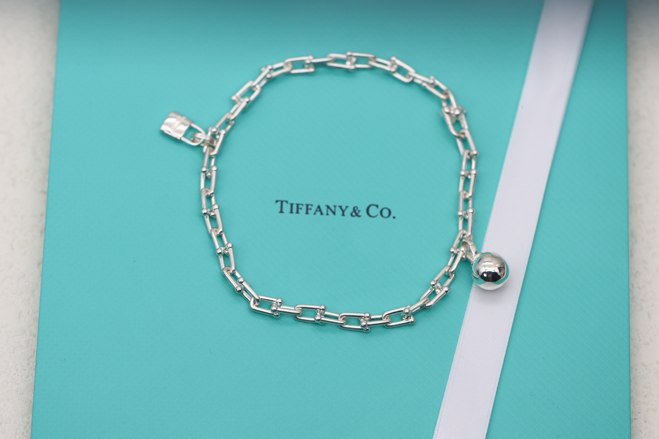Tiffany & Co. Tiffany&Co.Hardwear 圆球锁头竹节手链