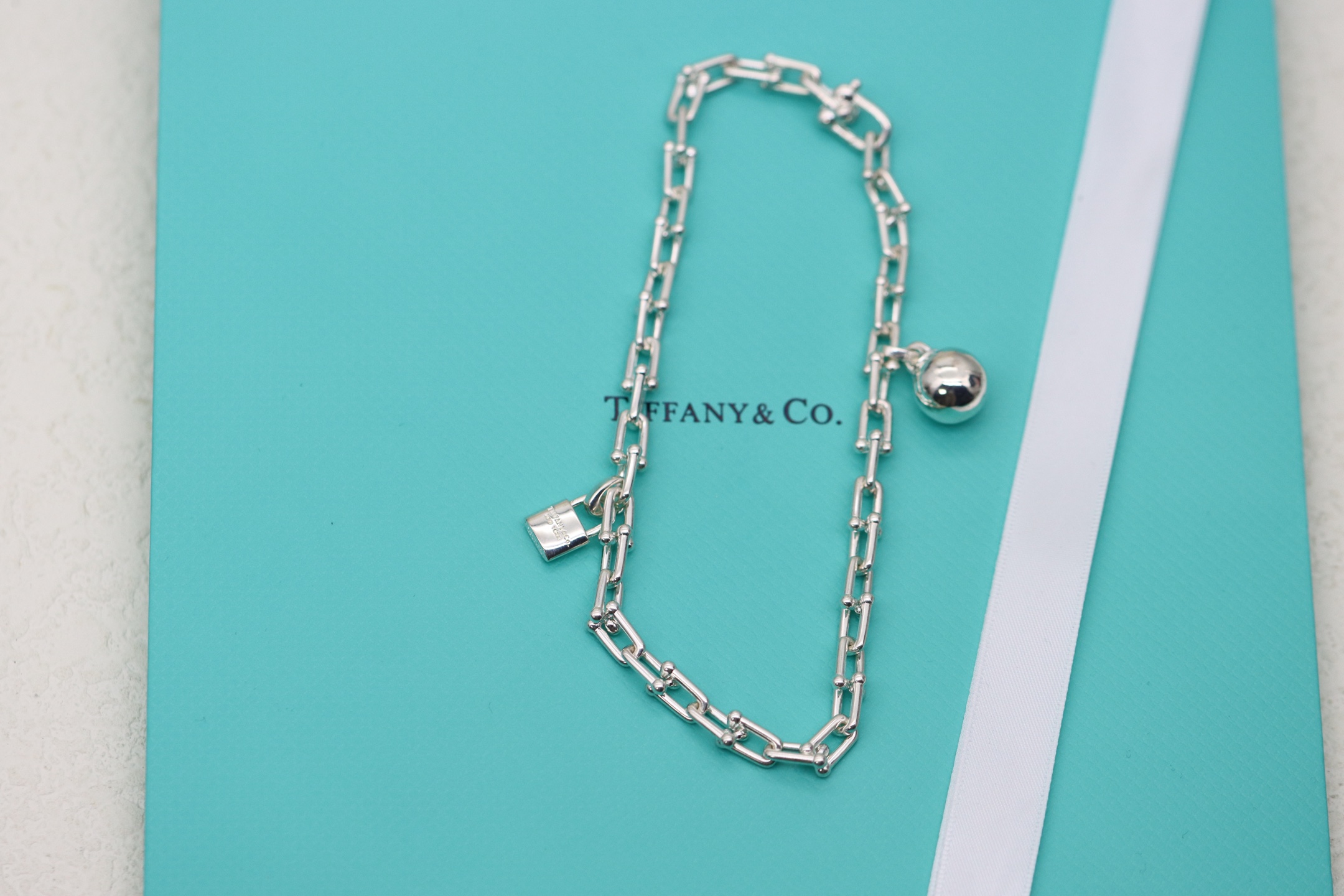 Tiffany & Co. Tiffany&Co.Hardwear 圆球锁头竹节手链