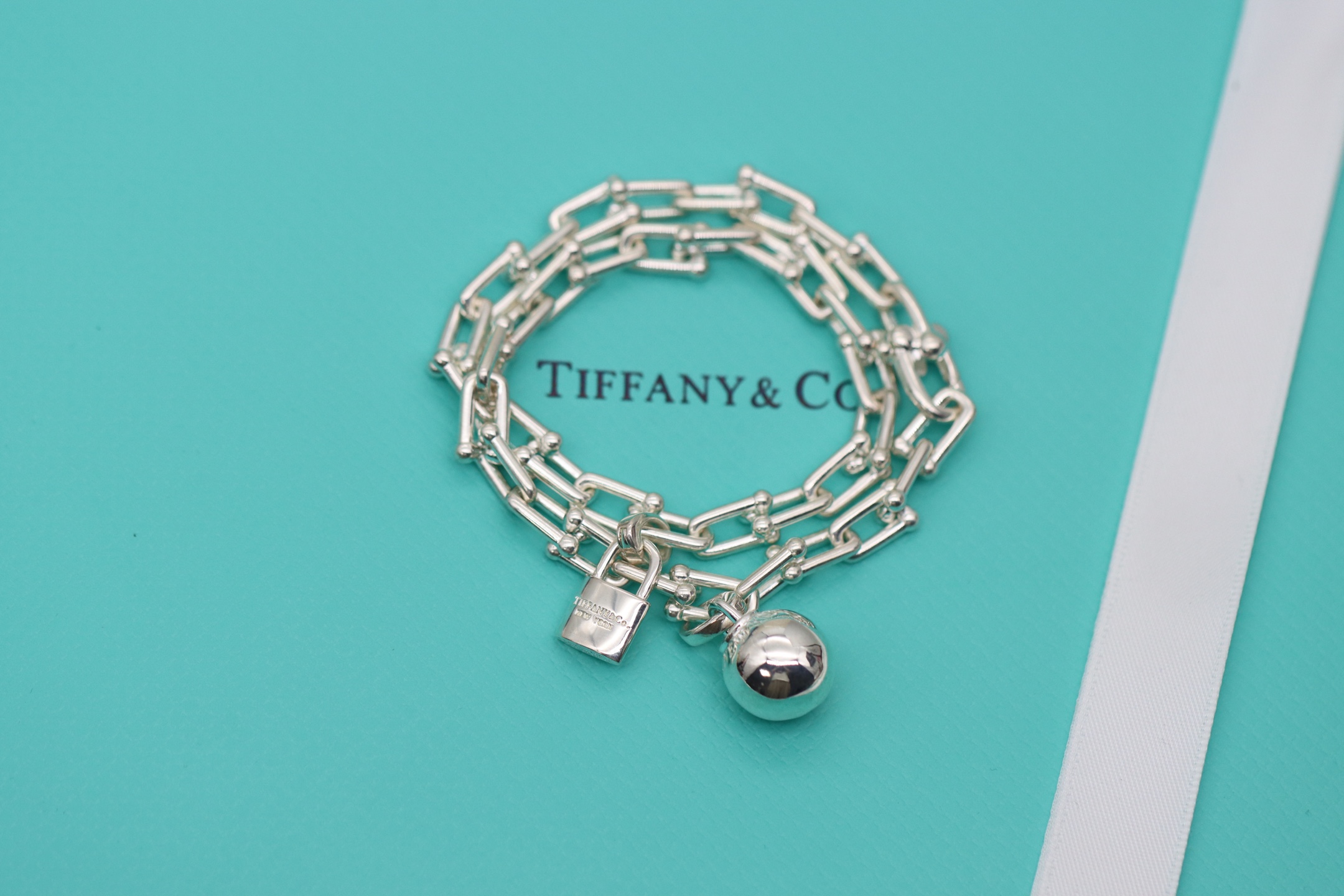 Tiffany & Co. Tiffany&Co.Hardwear 圆球锁头竹节手链