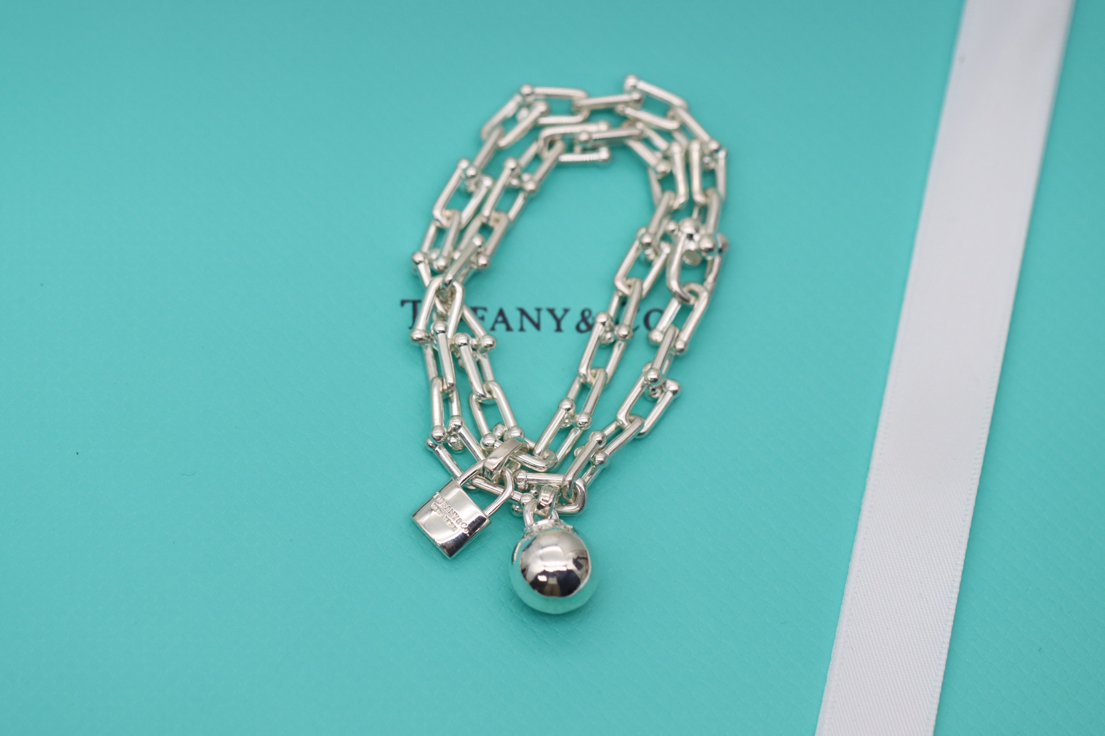 Tiffany & Co. Tiffany&Co.Hardwear 圆球锁头竹节手链