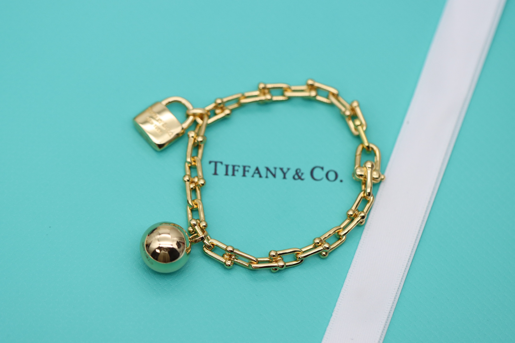 Tiffany & Co. Tiffany&Co.Hardwear 圆球锁头竹节手链
