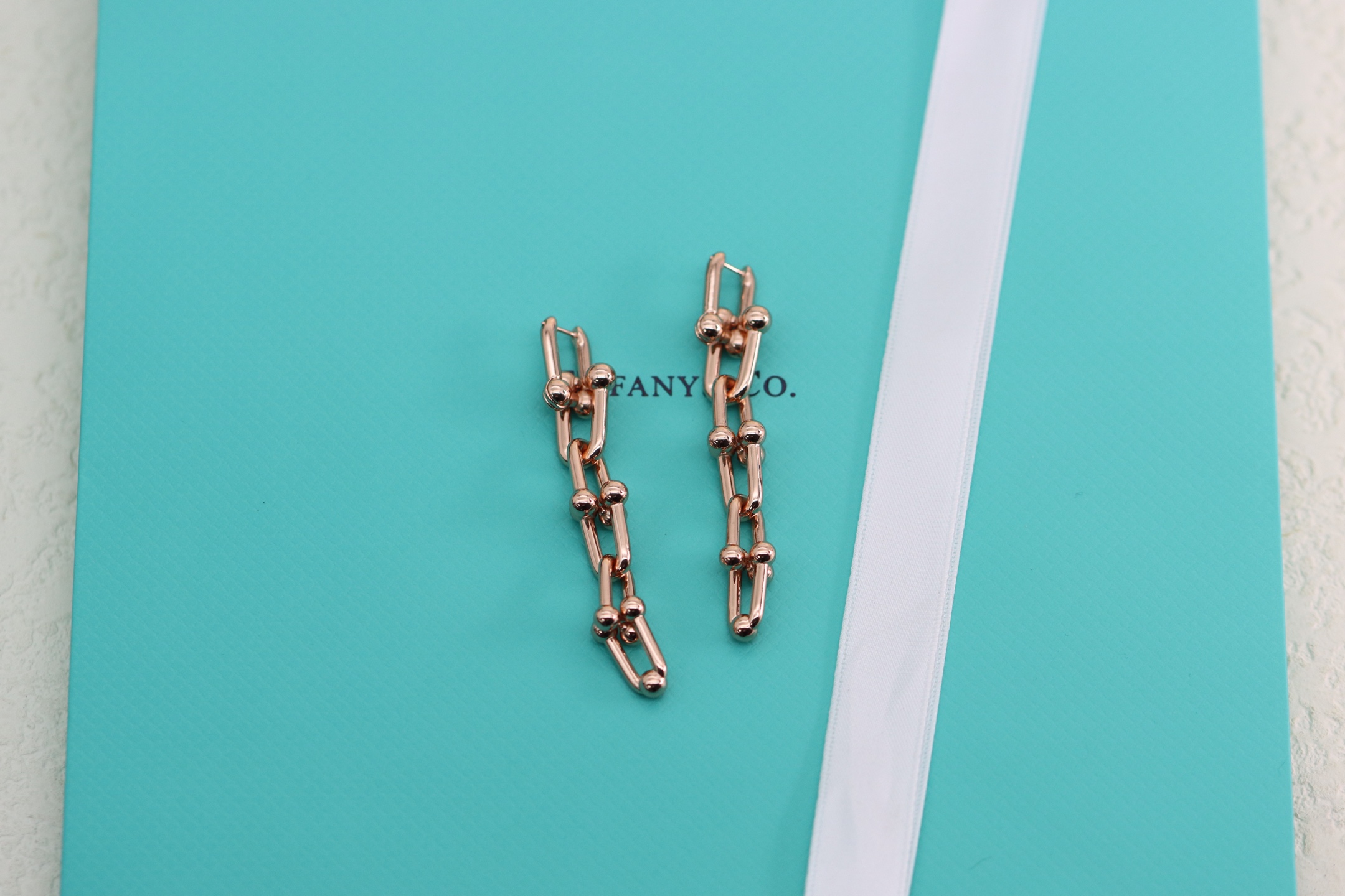 Tiffany & Co. Tiffany&Co. hardwear系列 U型竹节耳环