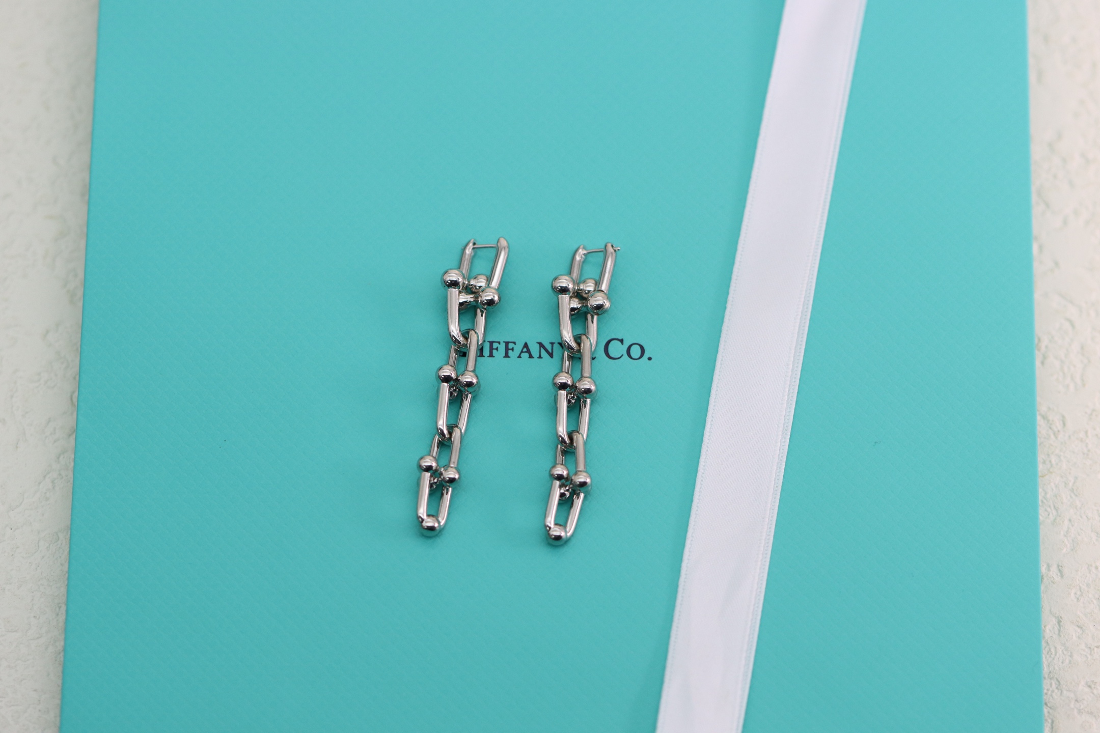 Tiffany & Co. Tiffany&Co. hardwear系列 U型竹节耳环
