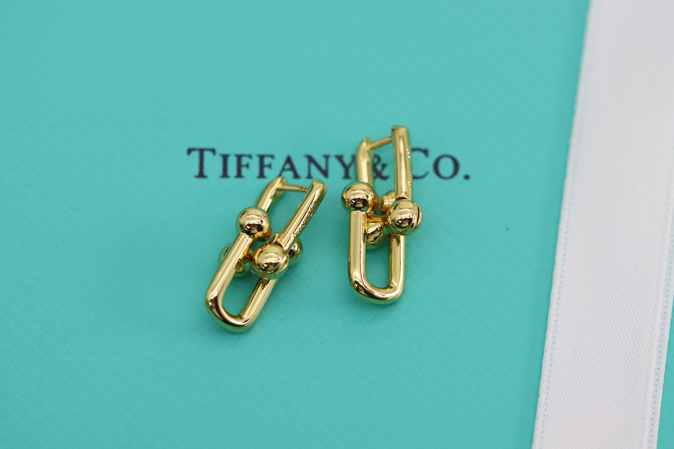 Tiffany & Co. Tiffany&Co. hardwear系列 U型竹节耳环