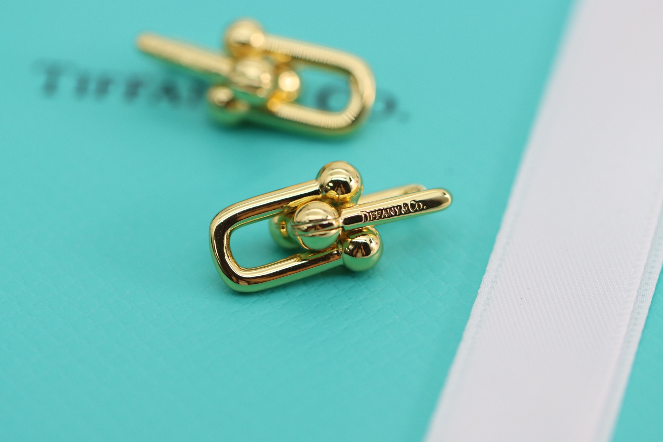 Tiffany & Co. Tiffany&Co. hardwear系列 U型竹节耳环