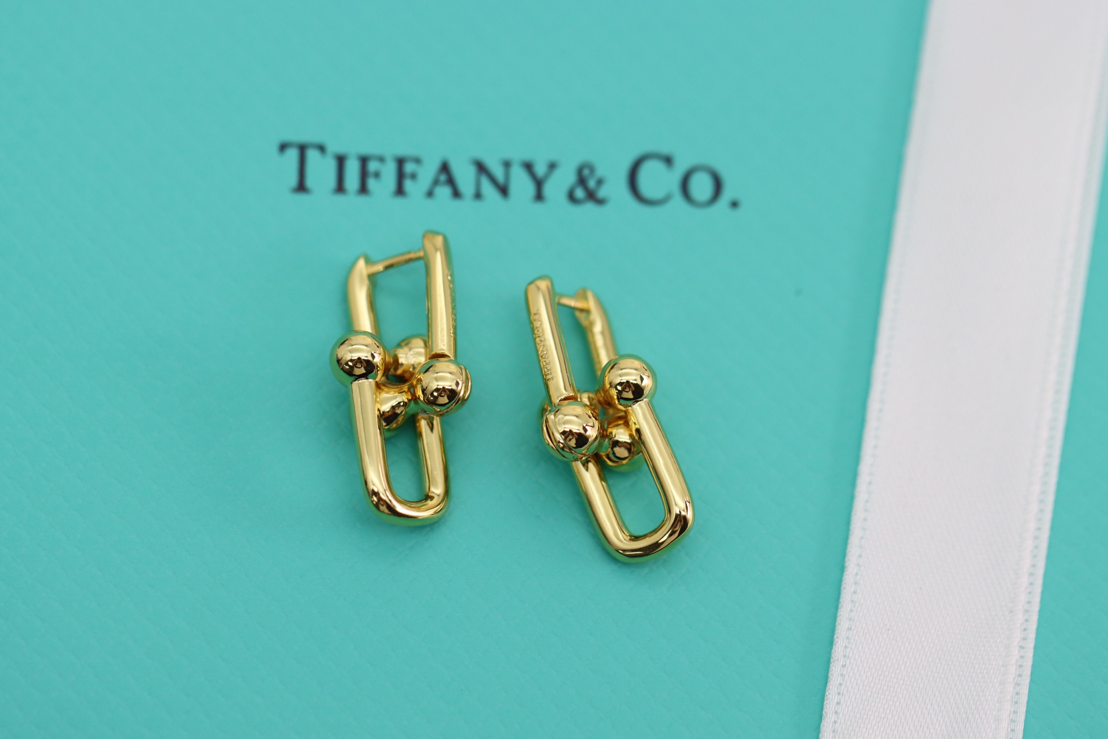 Tiffany & Co. Tiffany&Co. hardwear系列 U型竹节耳环