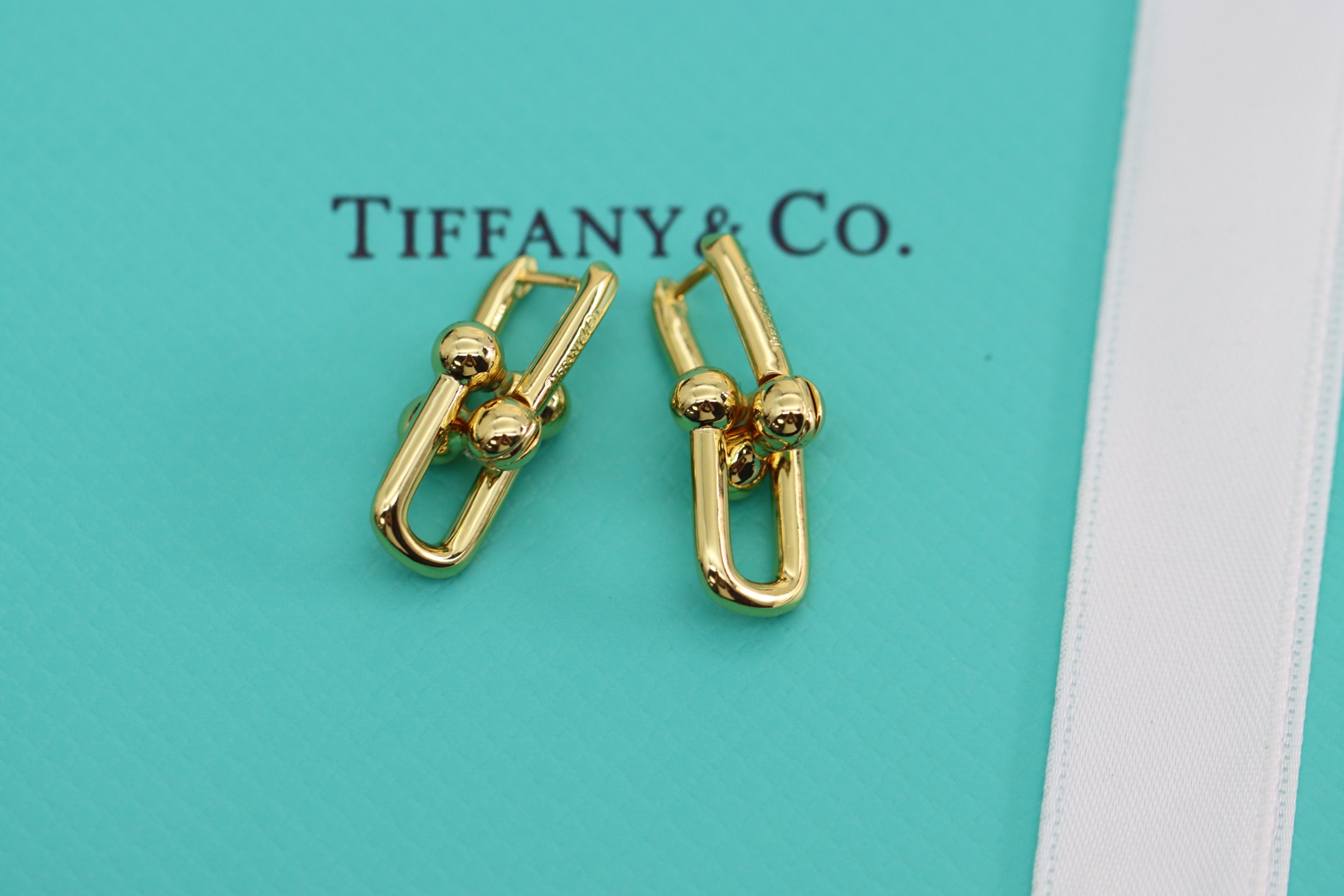 Tiffany & Co. Tiffany&Co. hardwear系列 U型竹节耳环