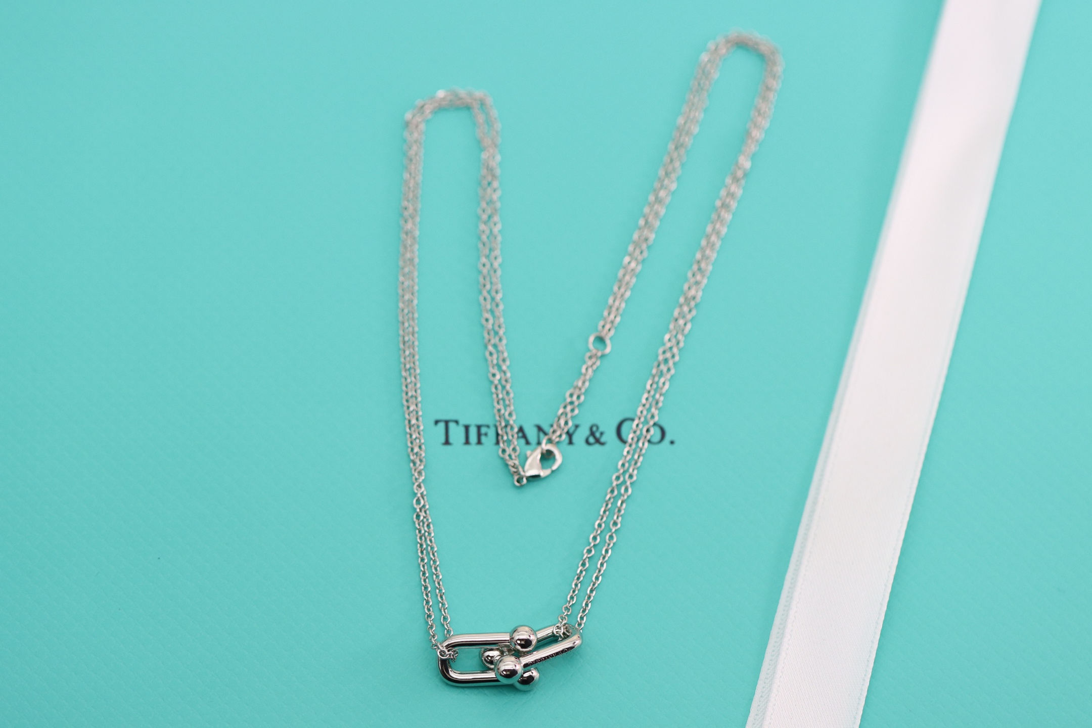 Tiffany & Co. Tiffany&co.hardwear系列u形双链环项链