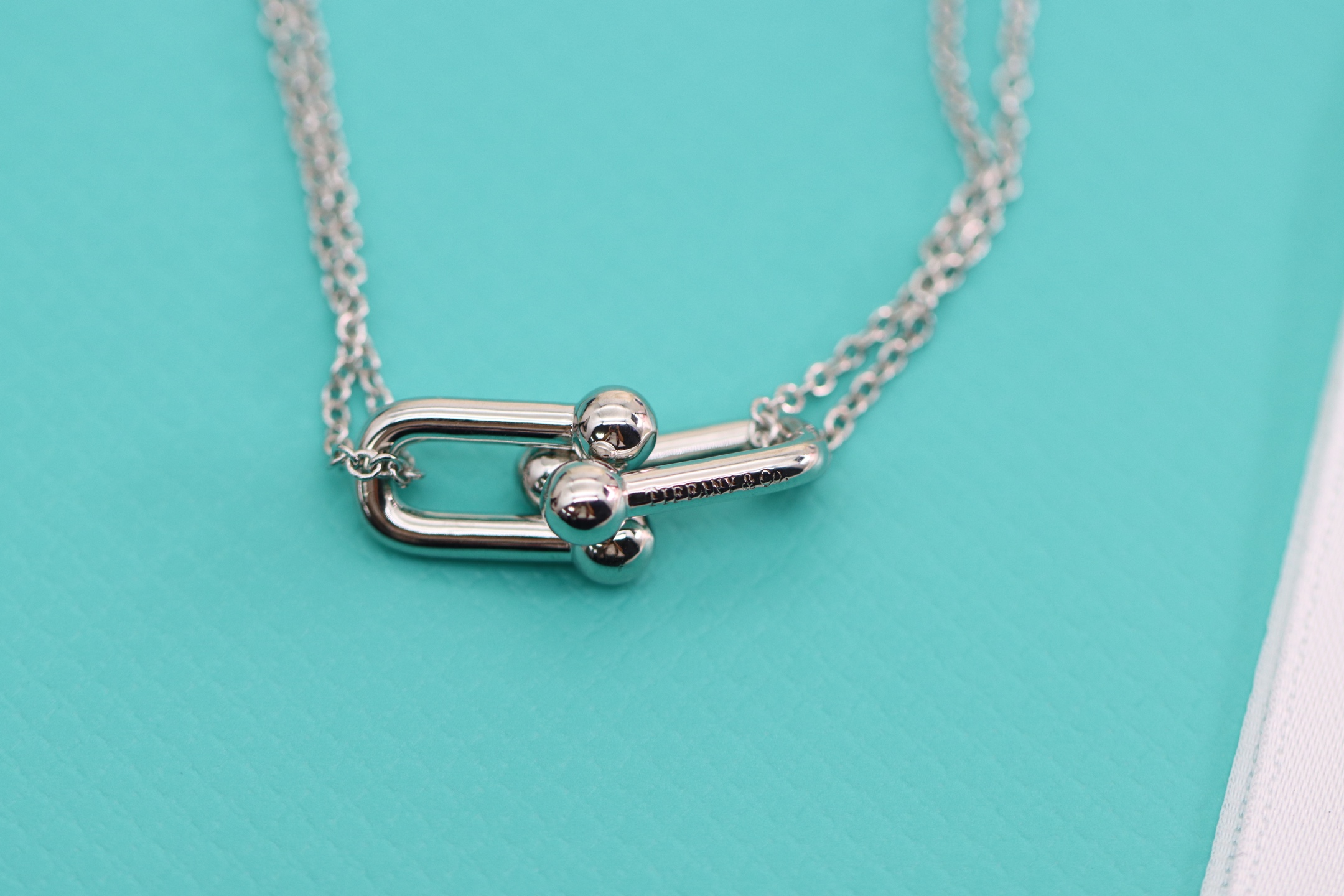 Tiffany & Co. Tiffany&co.hardwear系列u形双链环项链