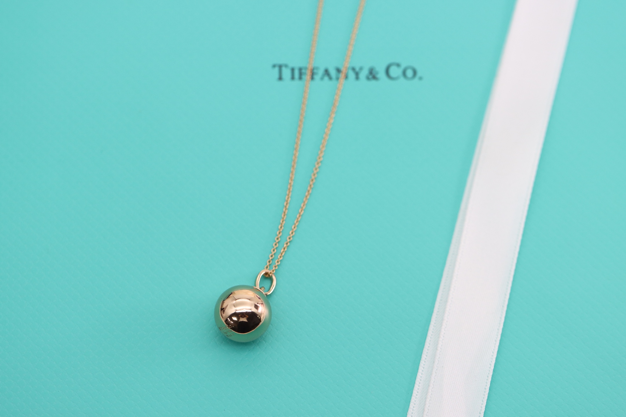Tiffany & Co. Tiffany&Co.Hardwear 玫瑰金圆球锁锁骨项链