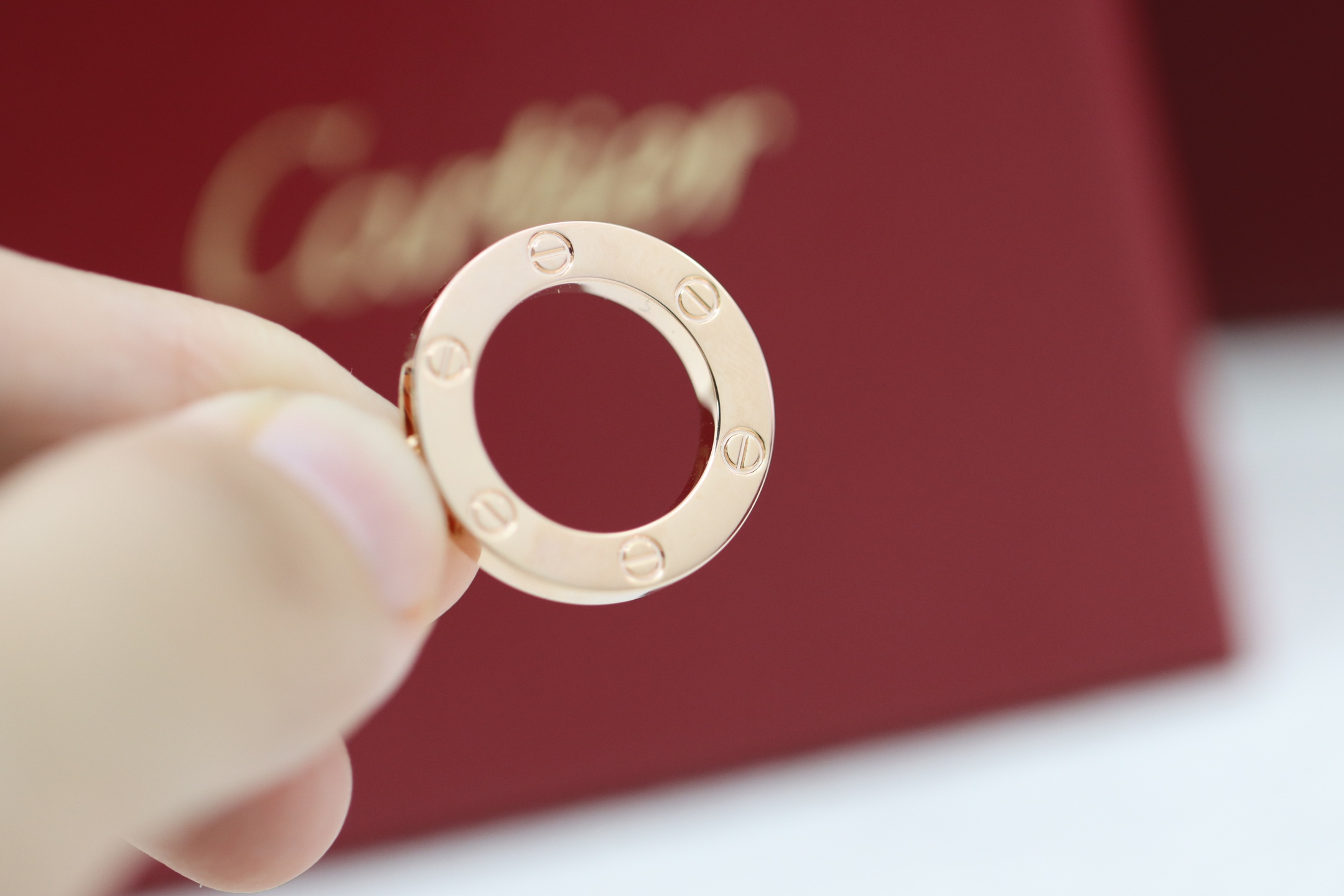 Cartier Cartier/卡地亚 玫瑰金 圆饼锁骨项链