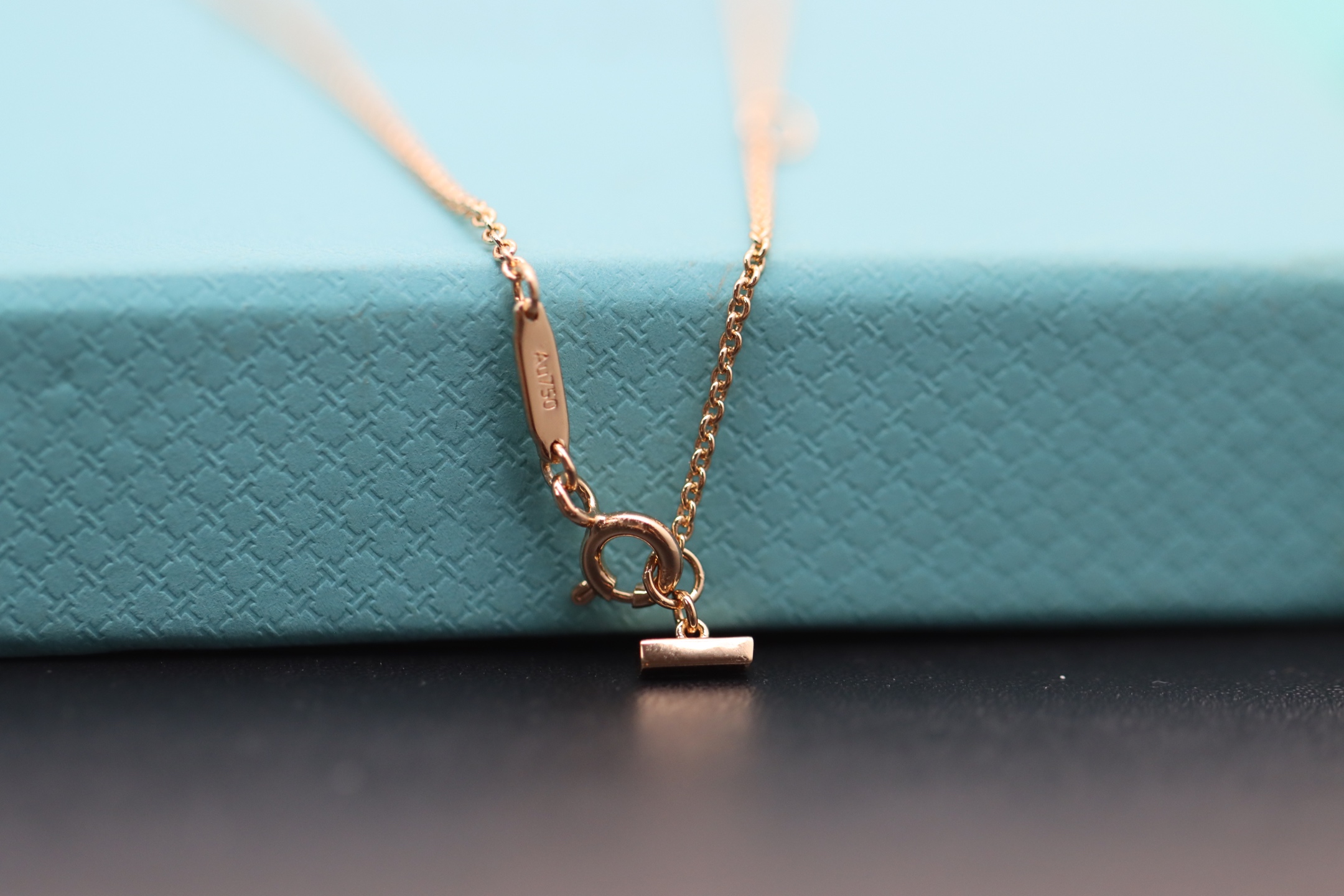 Tiffany & Co. Tiffany&Co. 玫瑰金迷你无钻笑脸项链