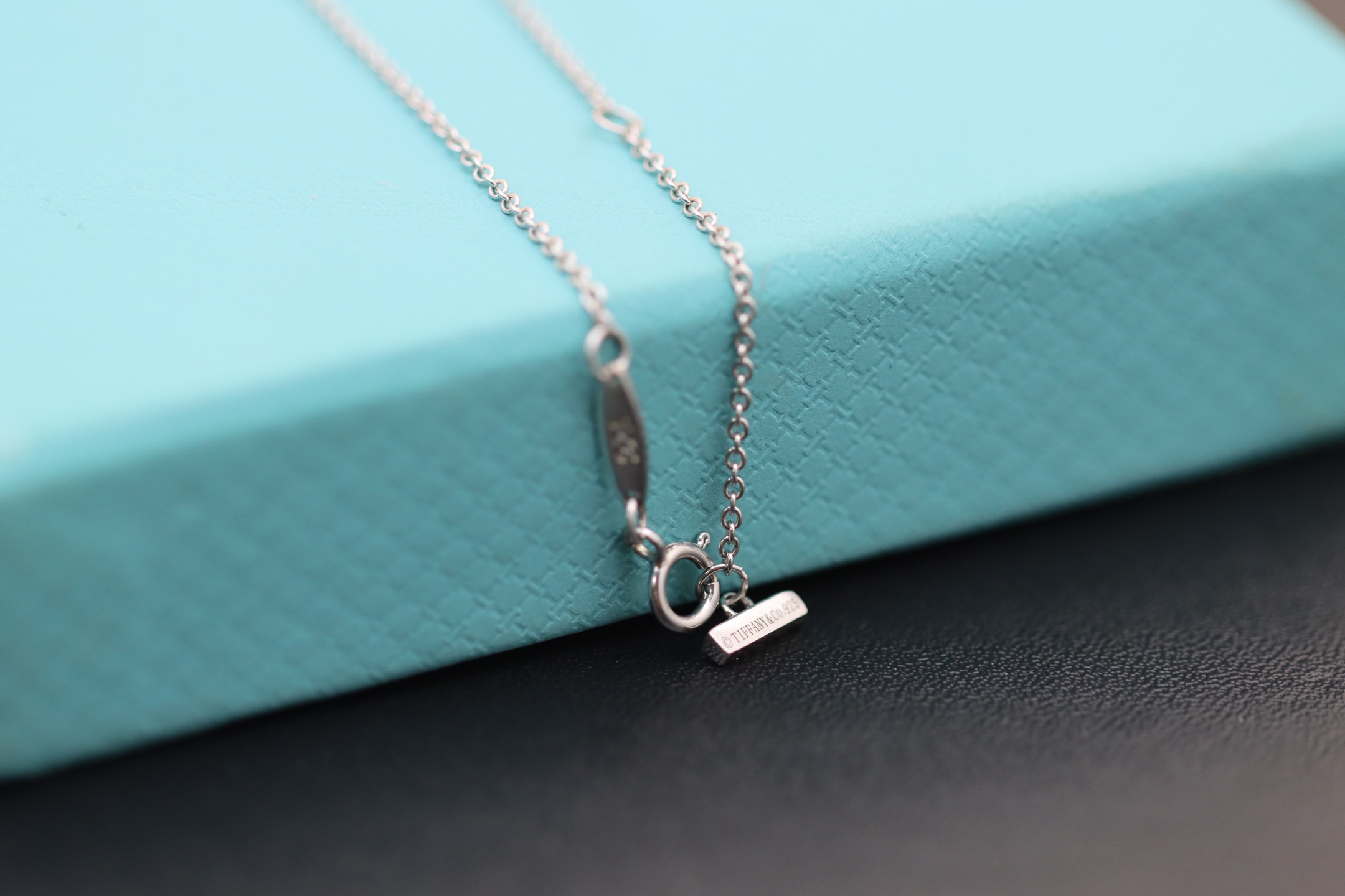 Tiffany & Co. Tiffany&Co. 银色迷你无钻笑脸项链