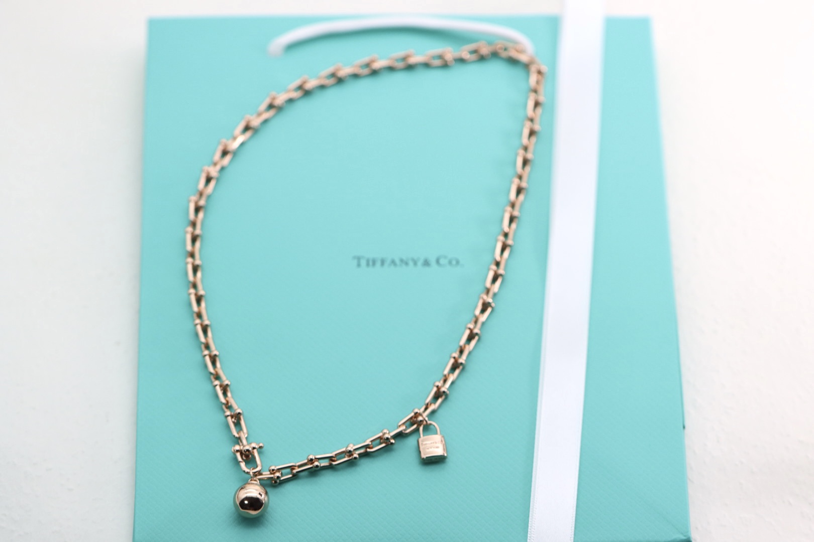 Tiffany & Co. Tiffany&Co.Hardwear 圆球锁头竹节项链